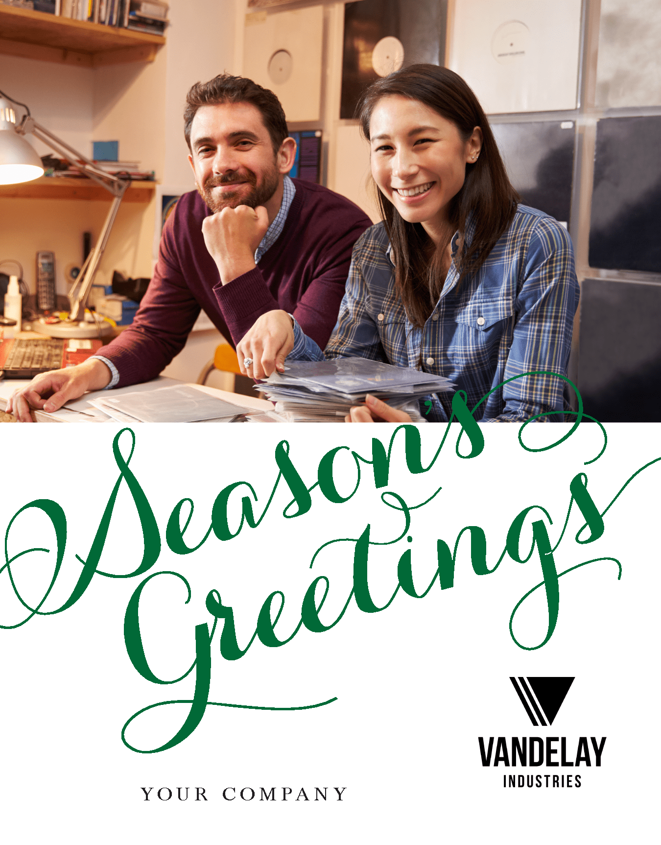 Season's Greetings Holiday Script