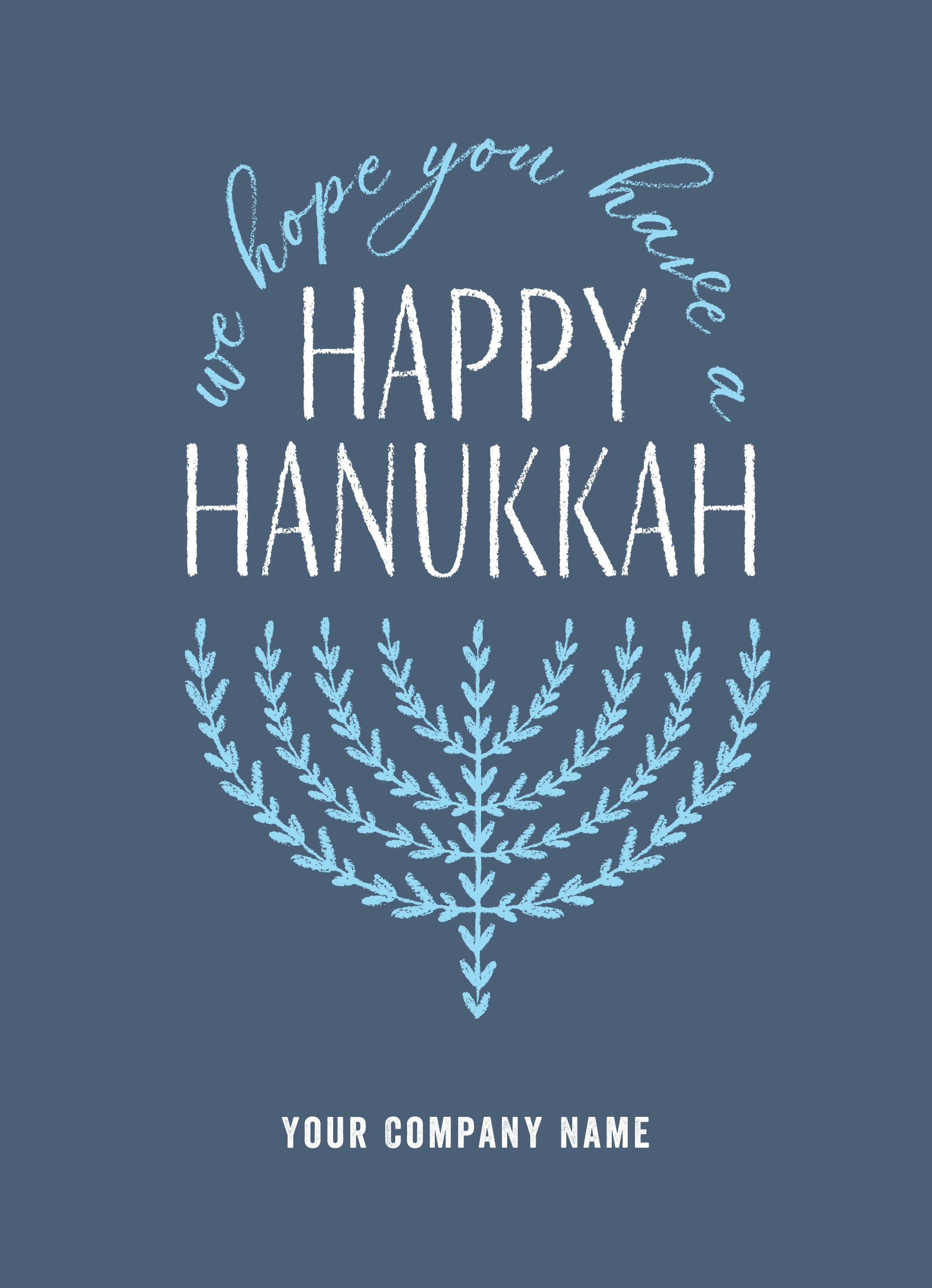 Blooming Menorah