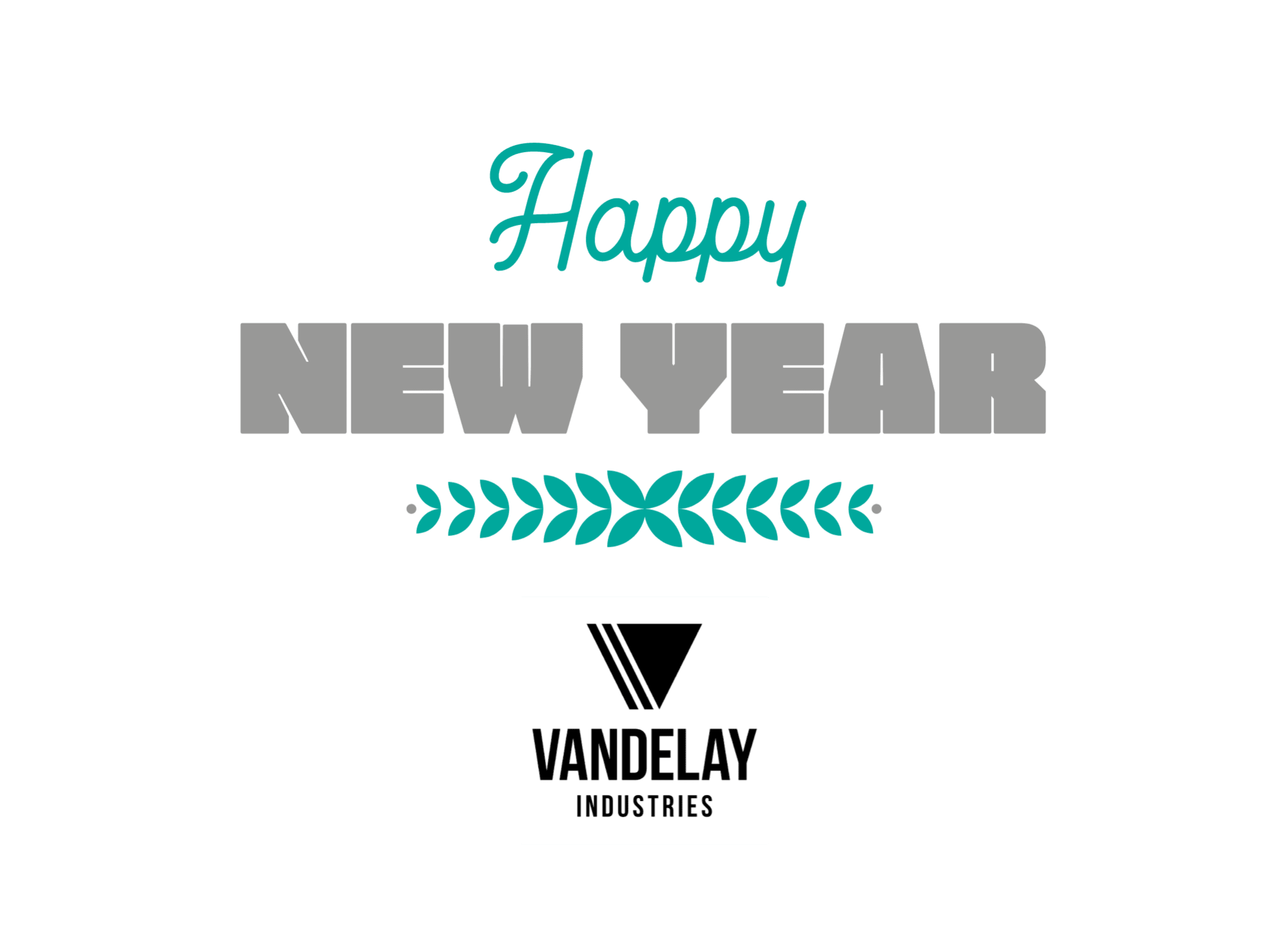 Simple New Year Leaf