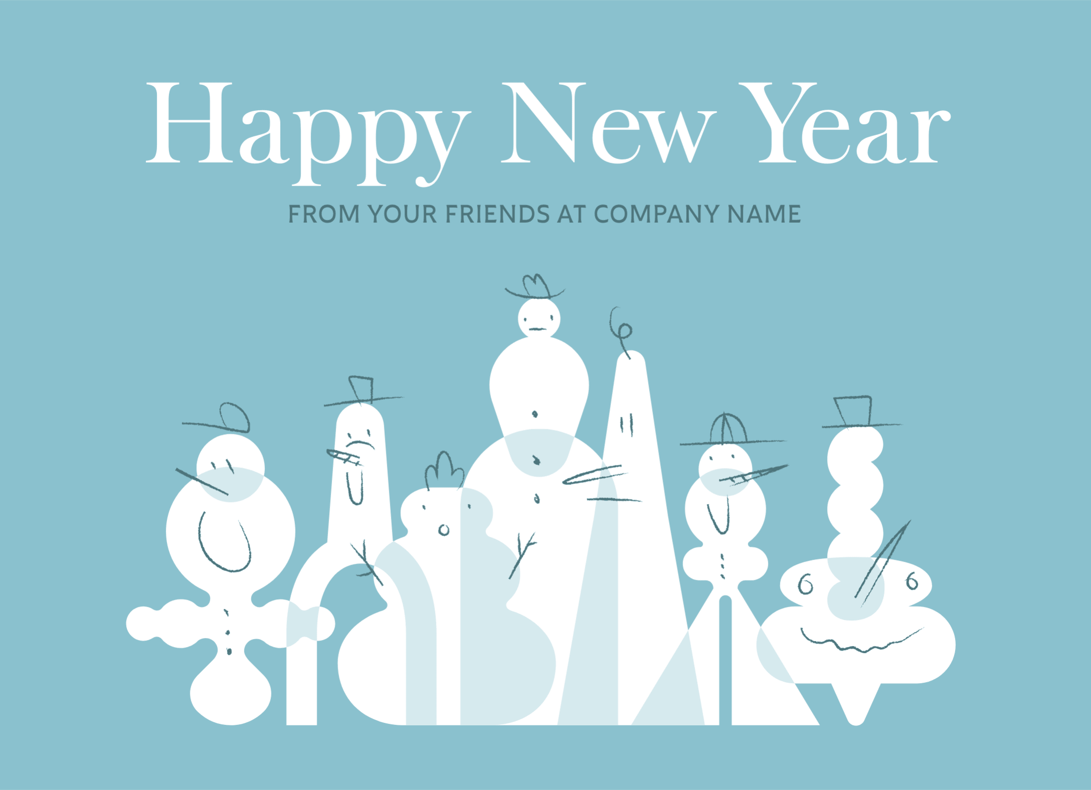 Snowman Crew New Year