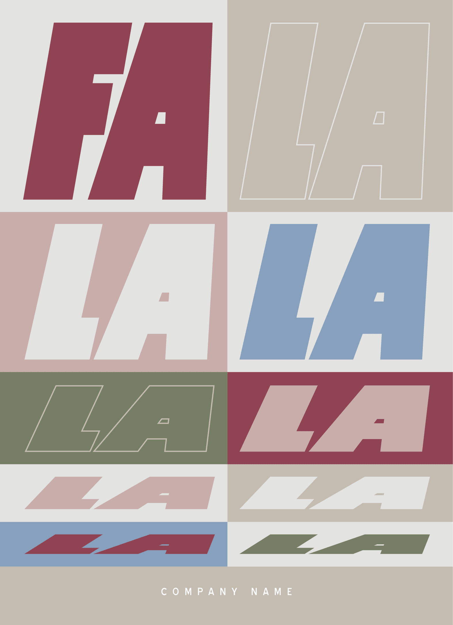 Abstract Fa-la-la