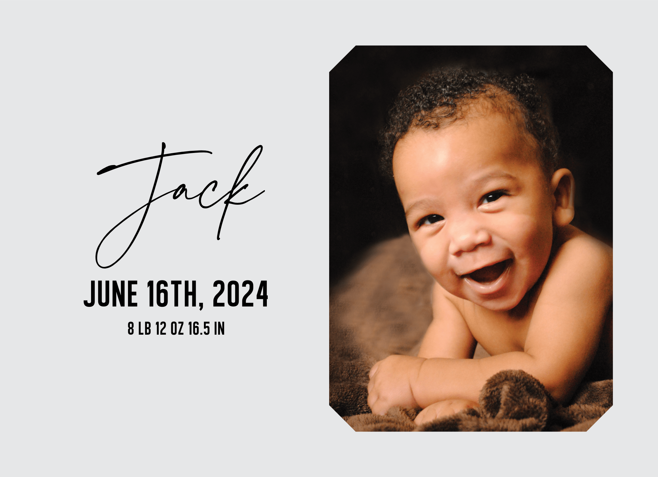 Sweet Baby Announcement