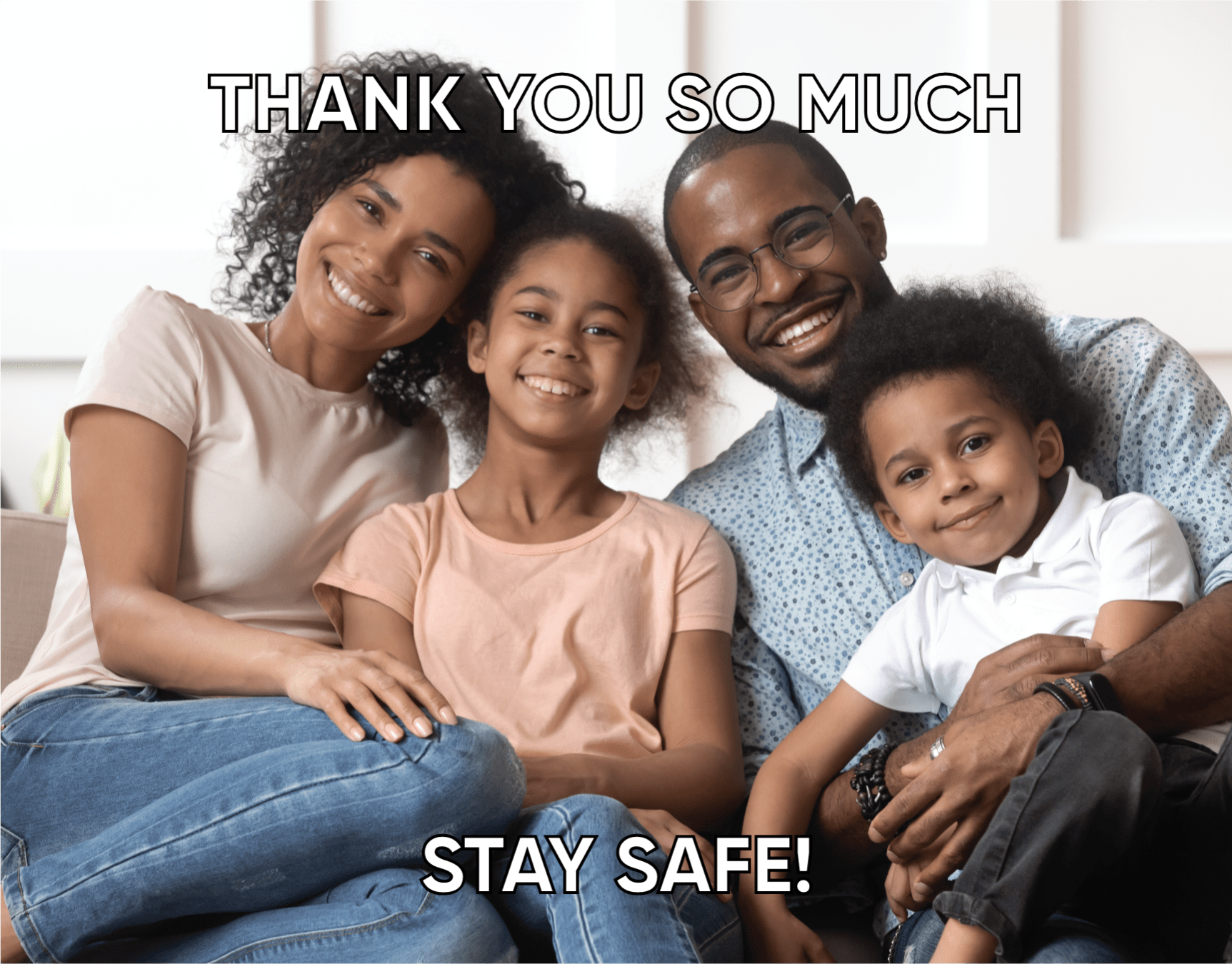 Your Photo & Horizontal Stay Safe