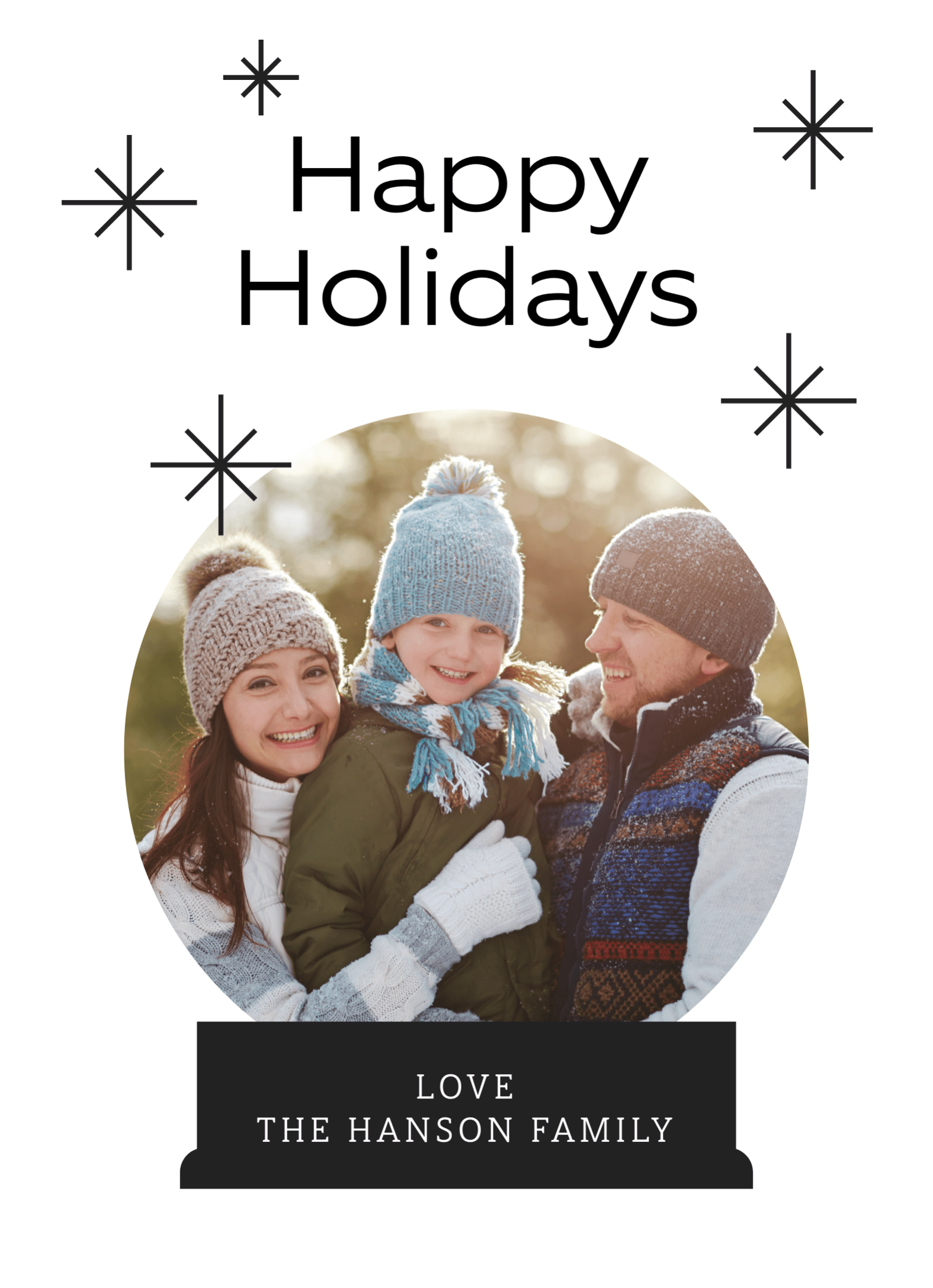 Simple Holiday Globe