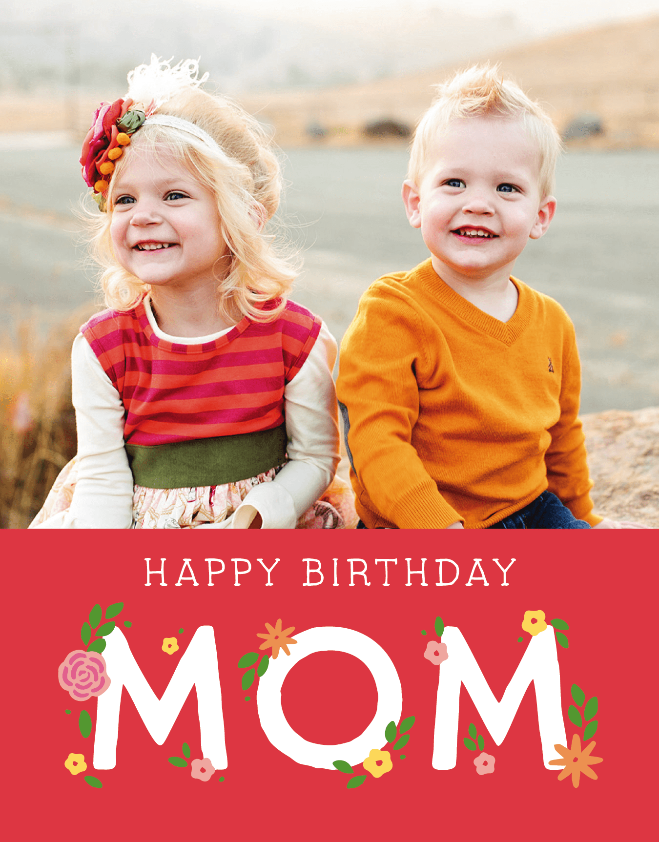 Floral Mom Birthday