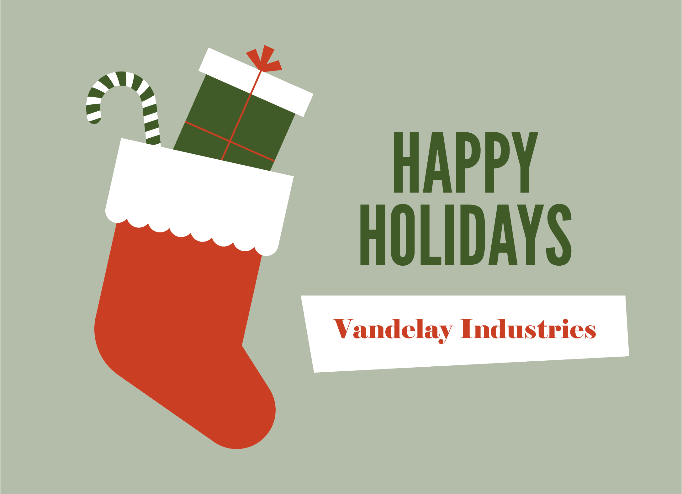 Festive Hanging Stocking
