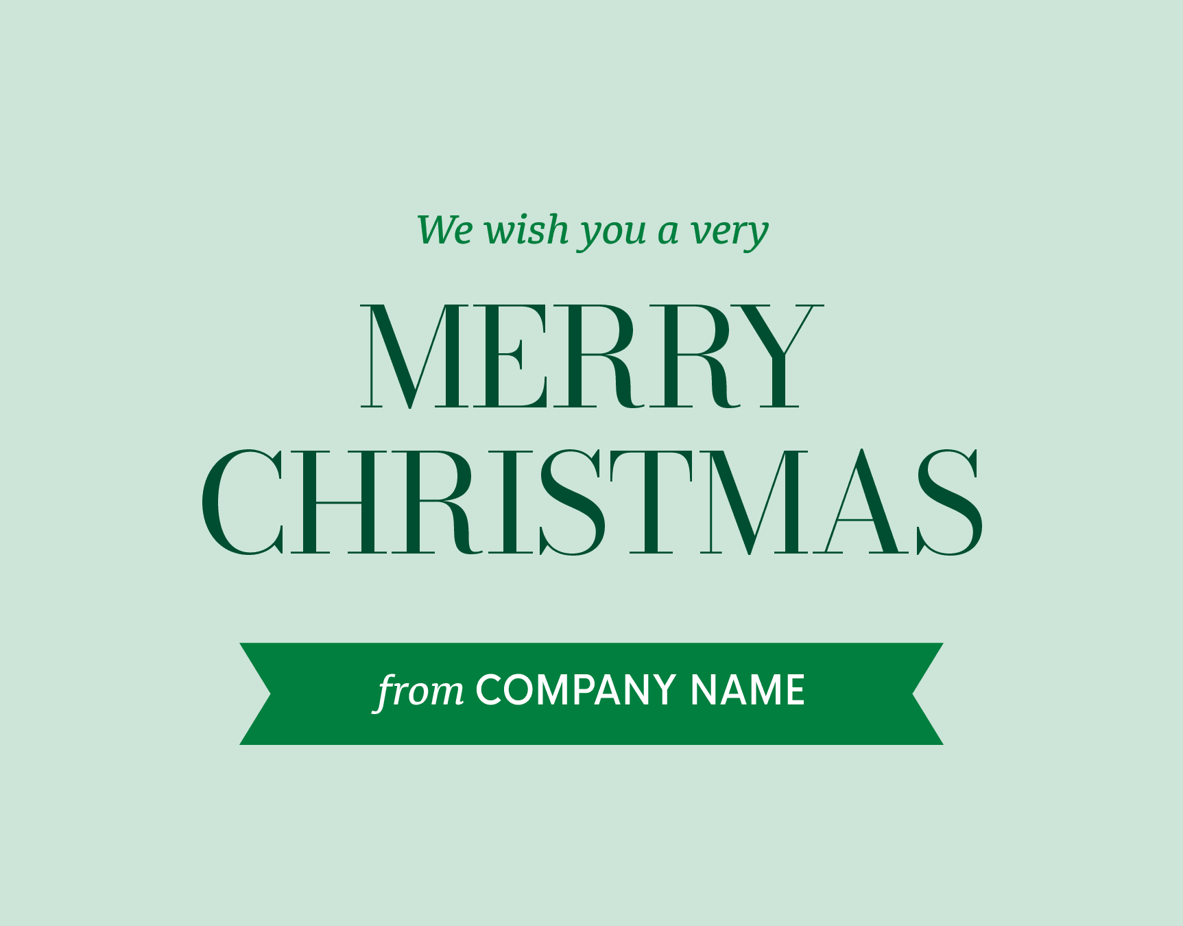 Company Holiday Greetings