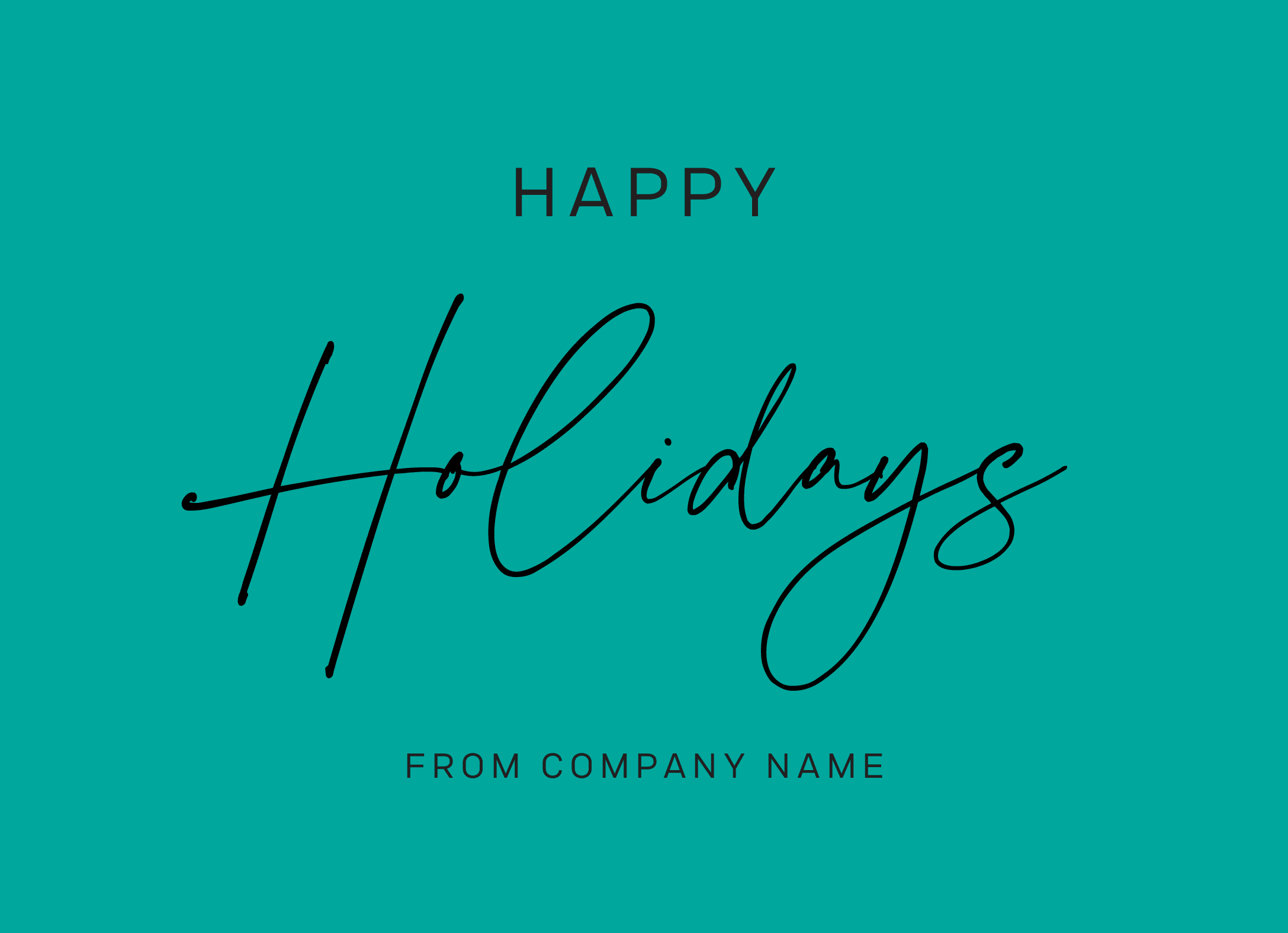 Friendly Festive Script Flat