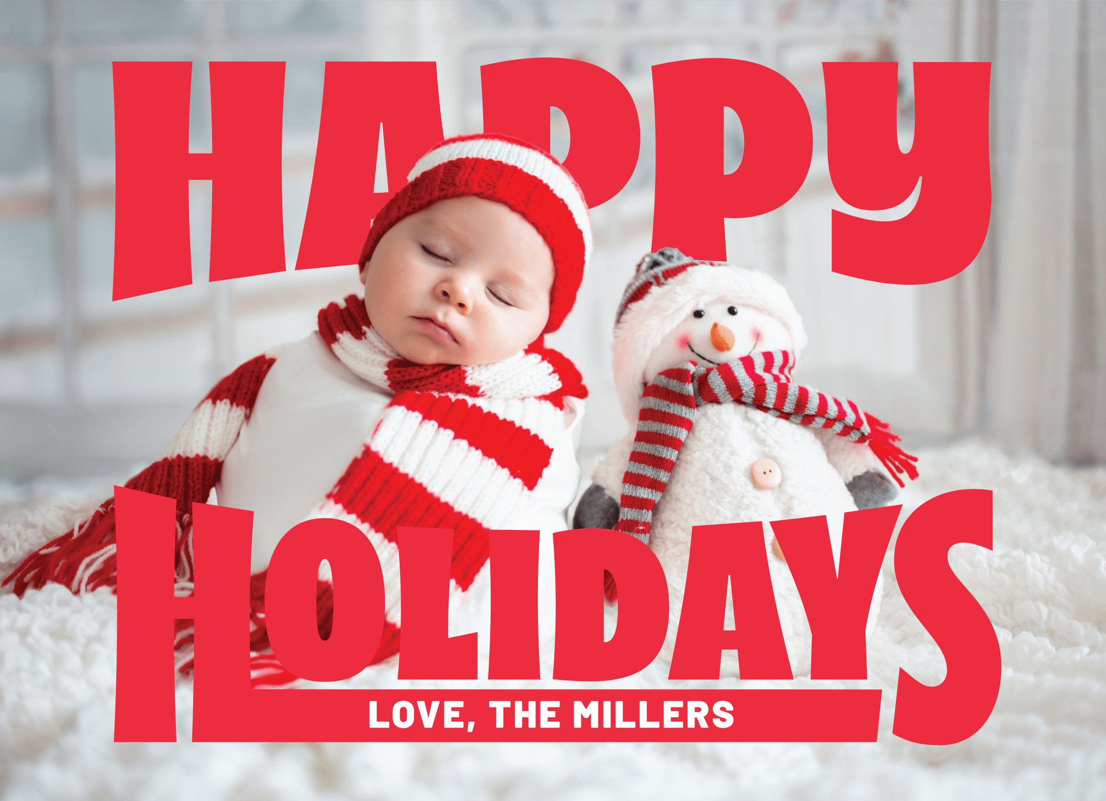 Bold Red Baby Holiday