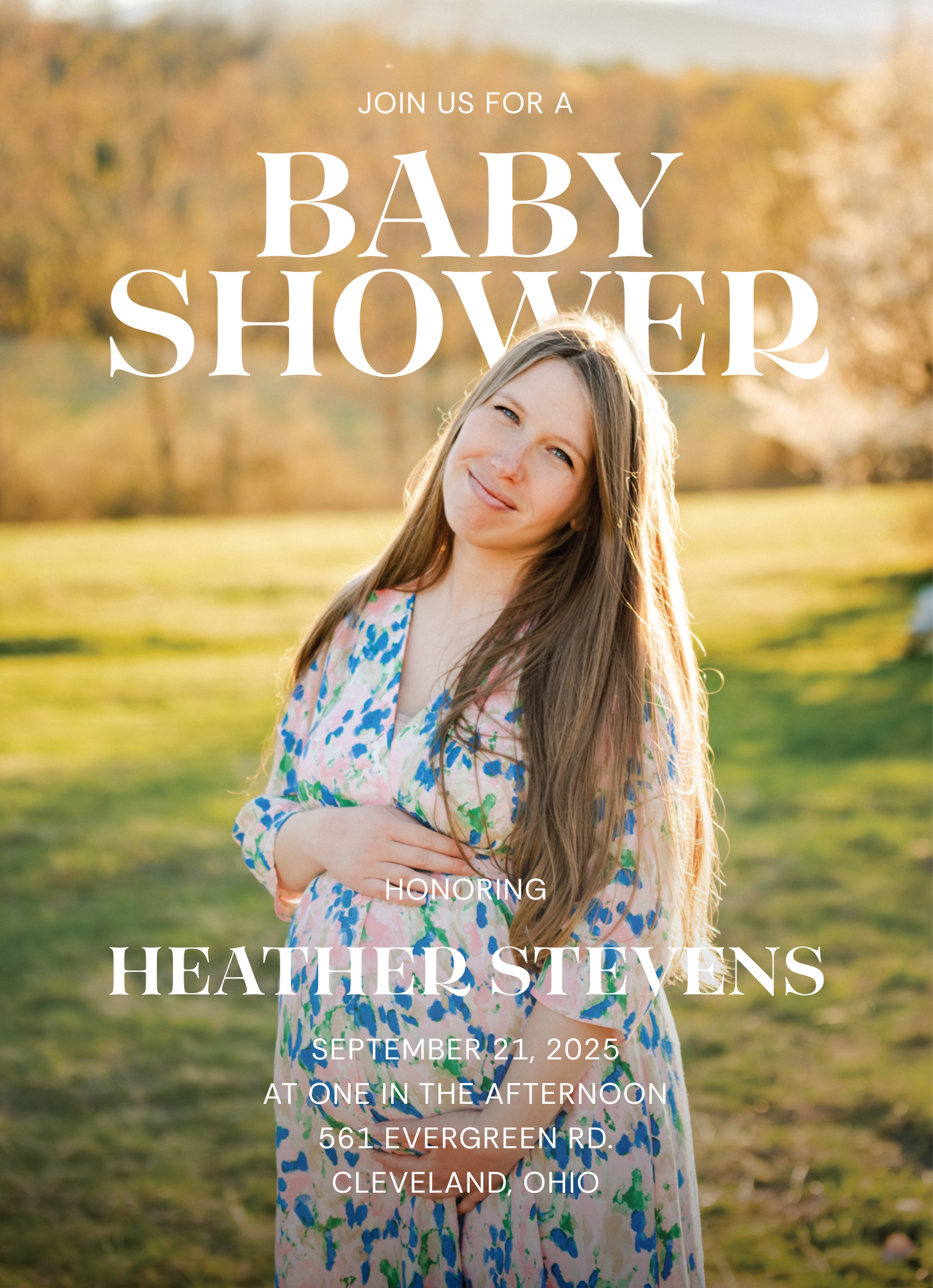 Custom Photo Baby Shower
