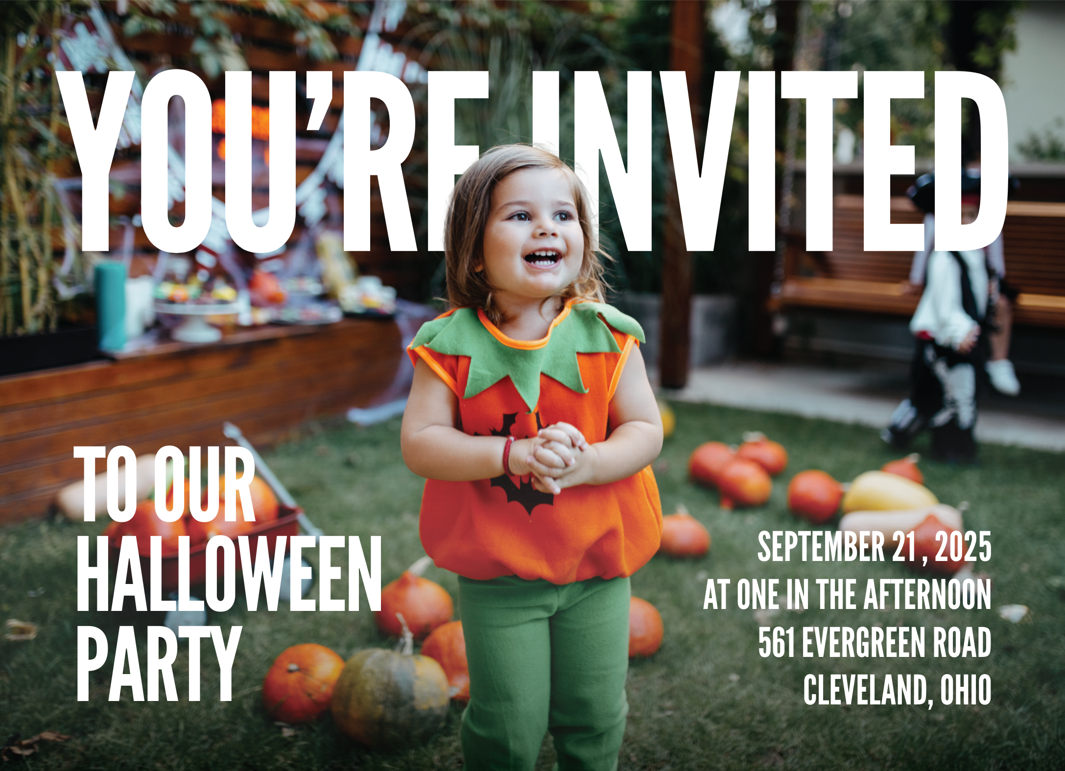 Bold Pop Out Halloween Party