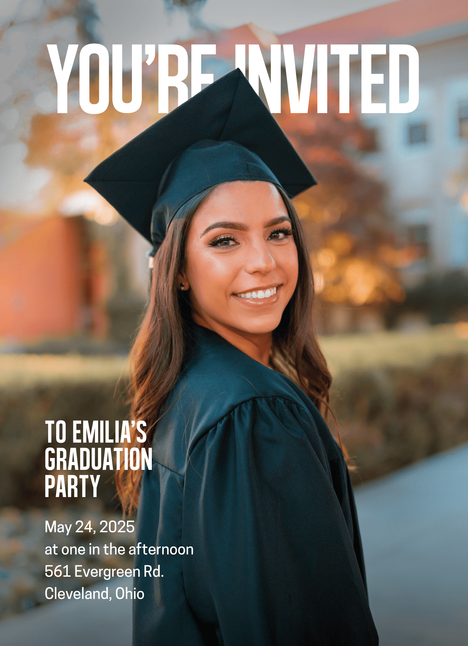 You're Invited Custom Graduation Party