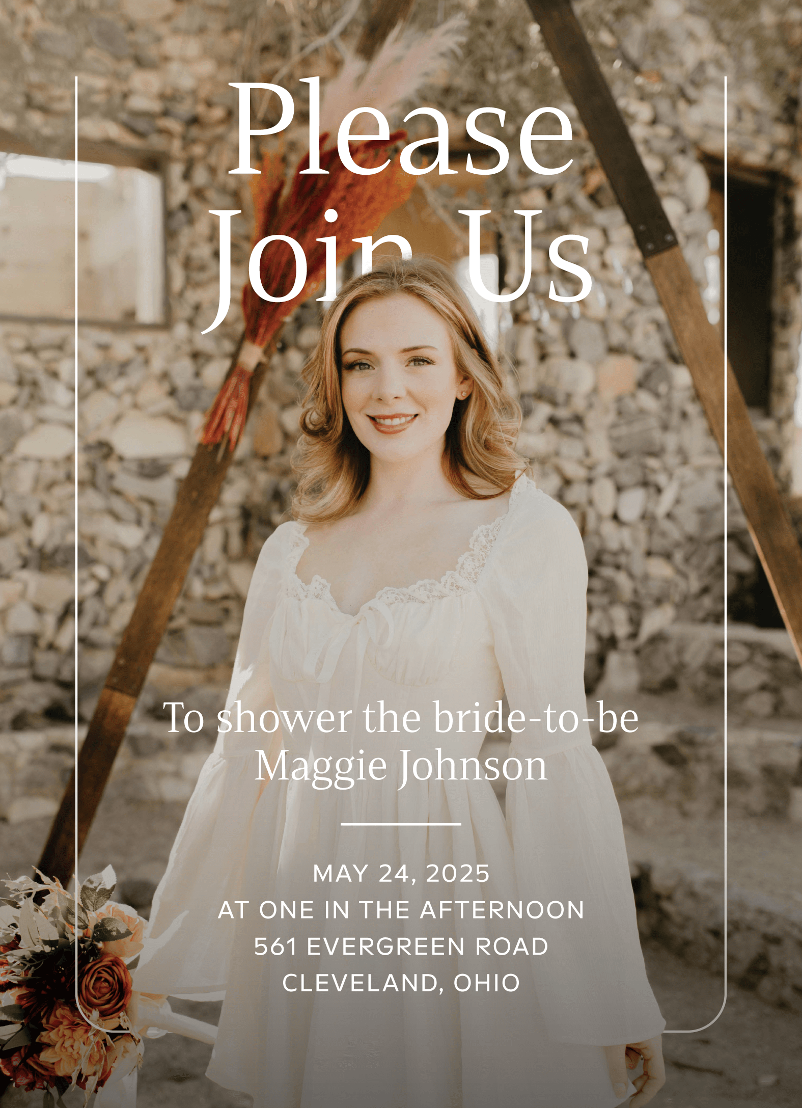 Custom Bridal Shower Invite