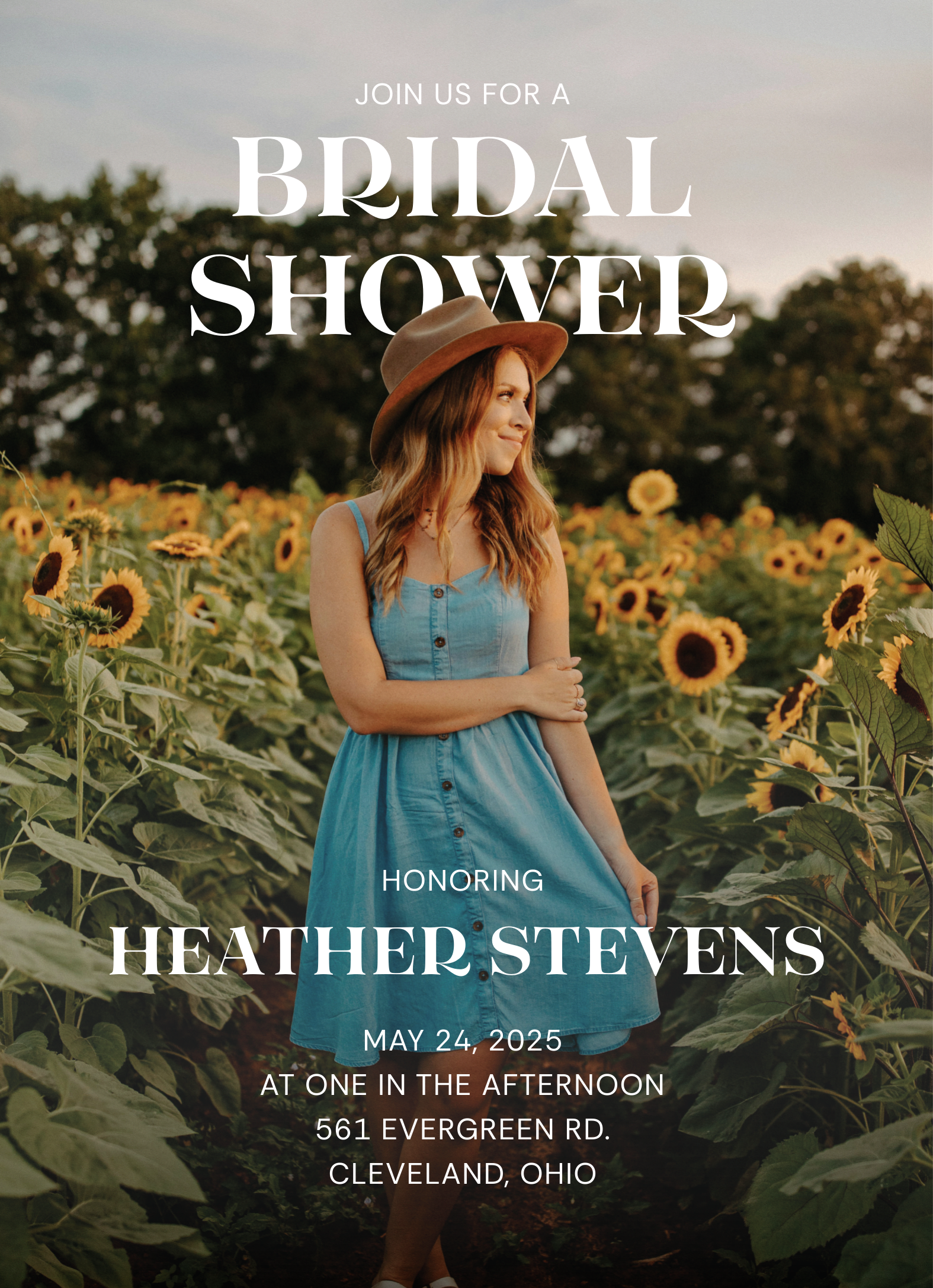 Custom Photo Bridal Shower