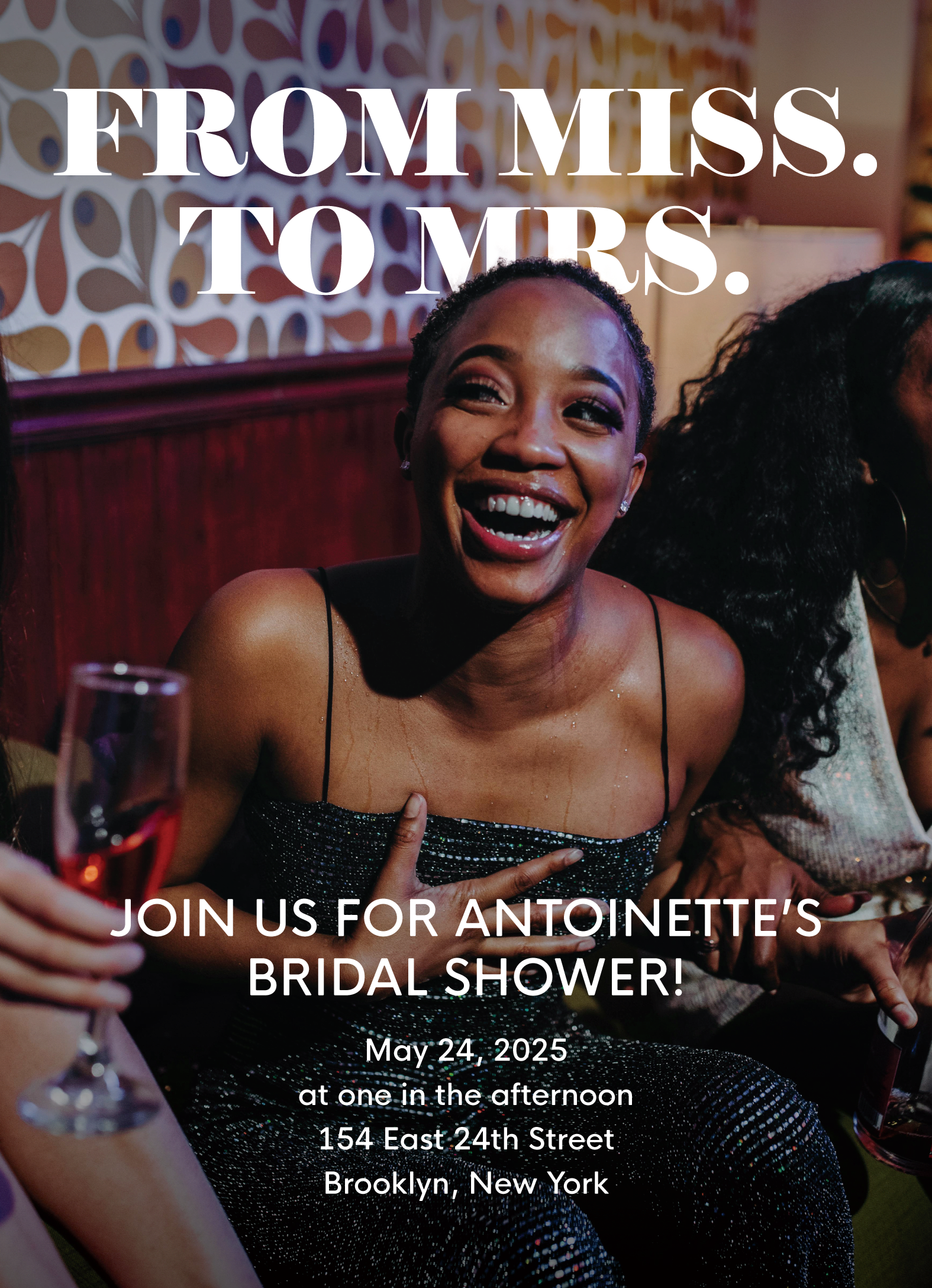 Classic Photo Bridal Shower Invite