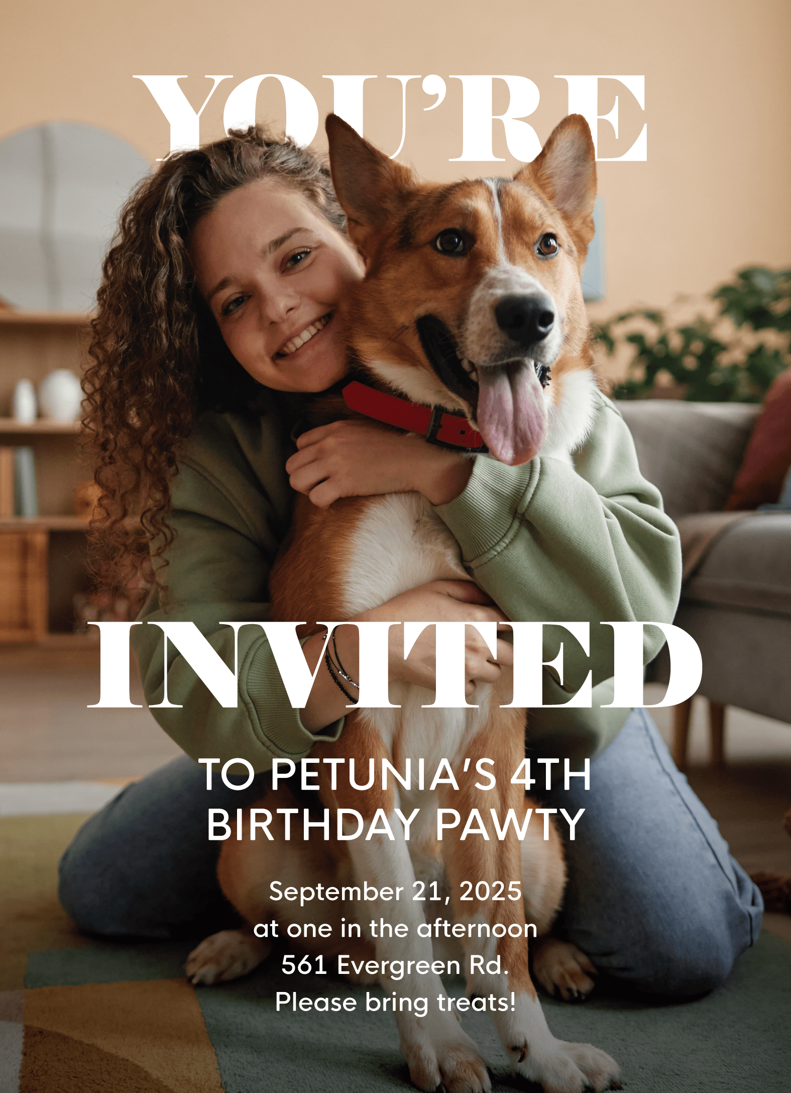 Simple Photo Birthday Invite
