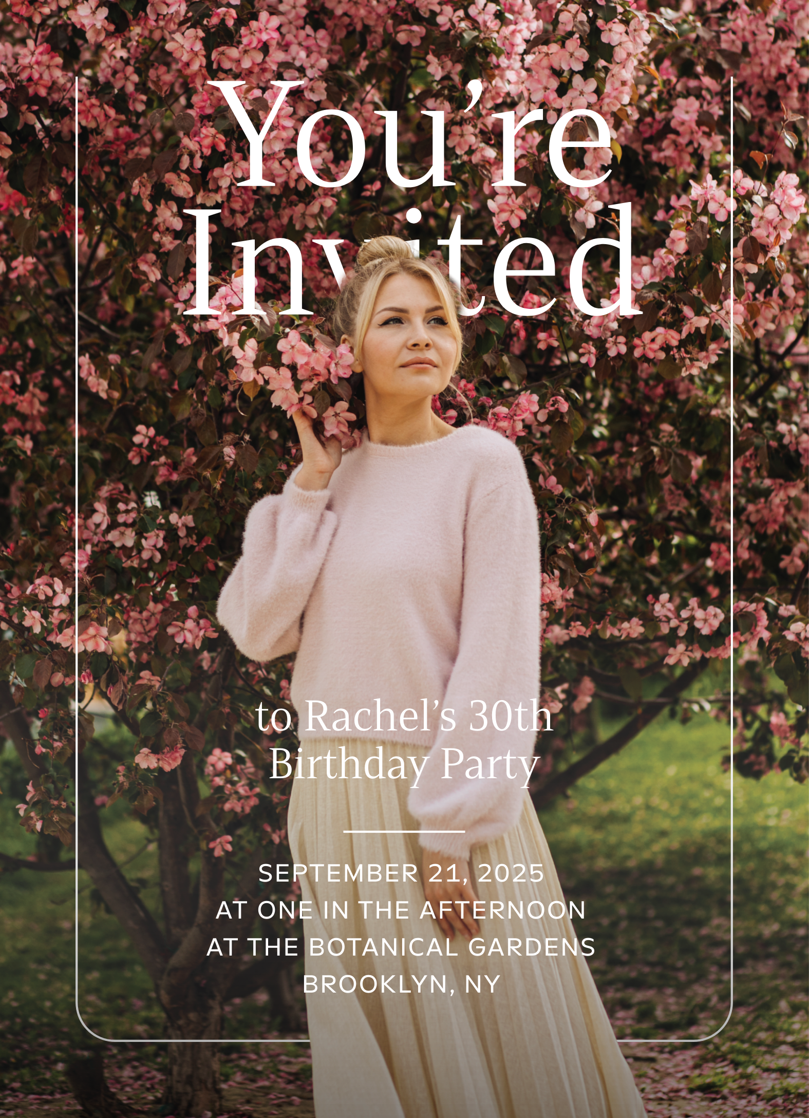 Custom Birthday Party Invite