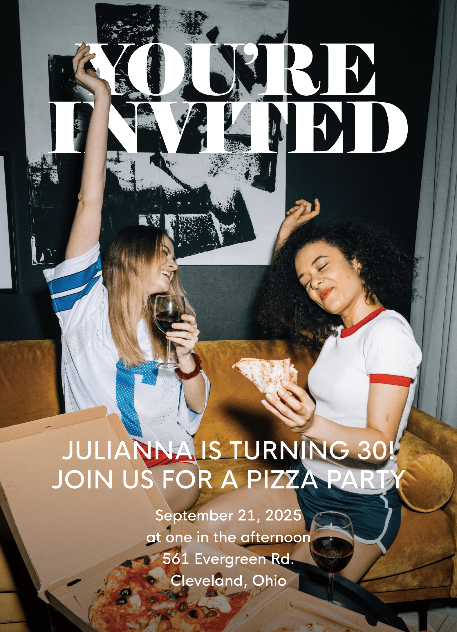 Classic Photo Birthday Invite