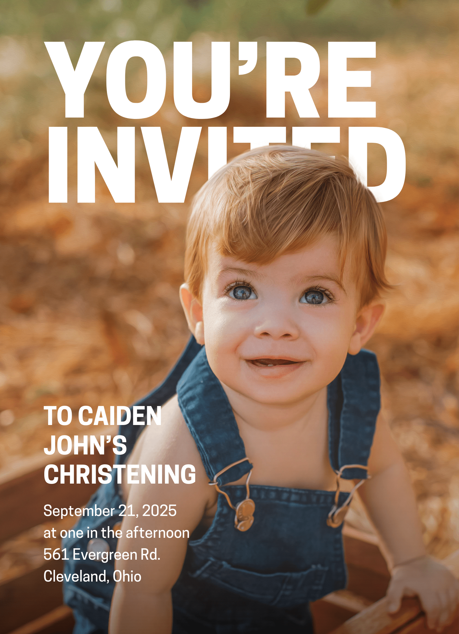 Custom Religious Invite