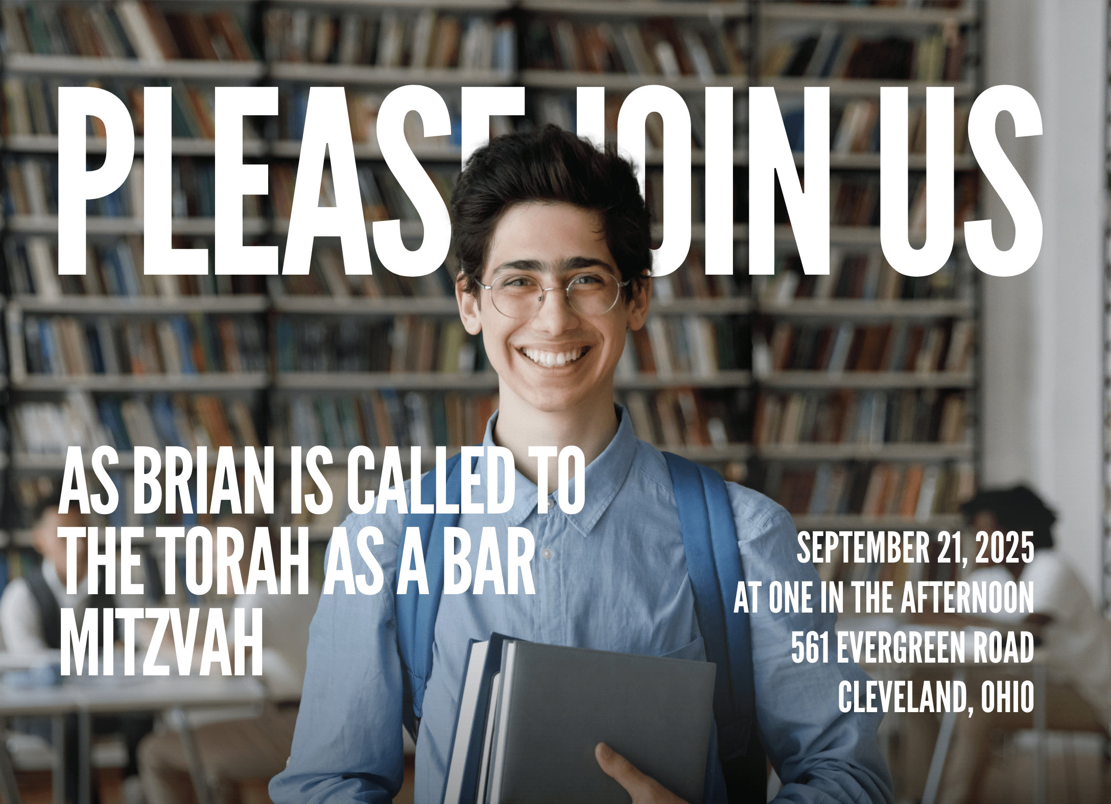 Bold Pop Out Mitzvah Party