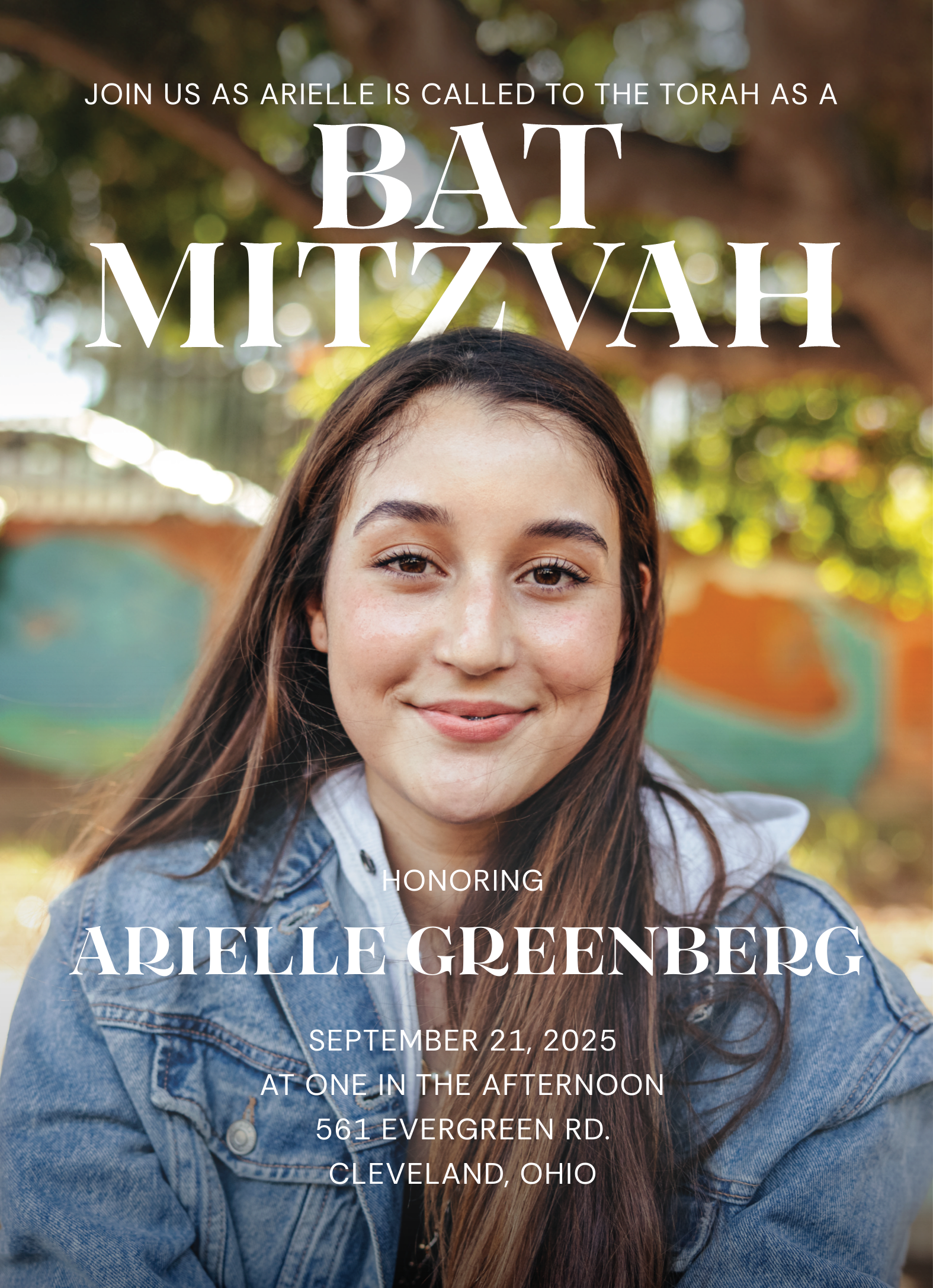 Custom Photo Mitzvah