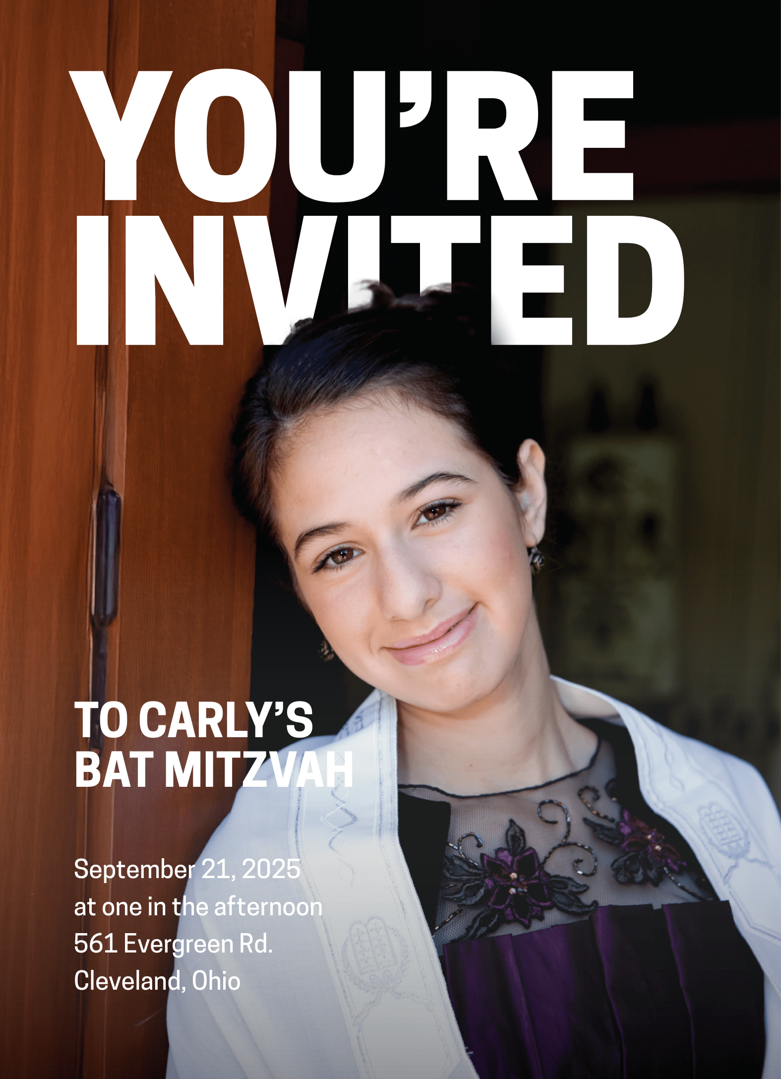 Custom Party Mitzvah Invite