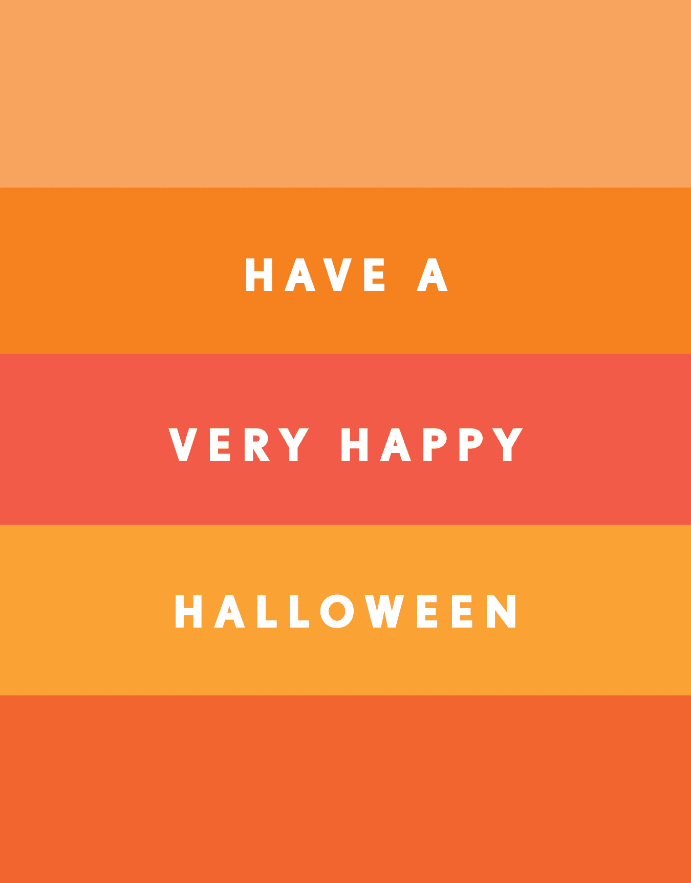 Halloween Stripes