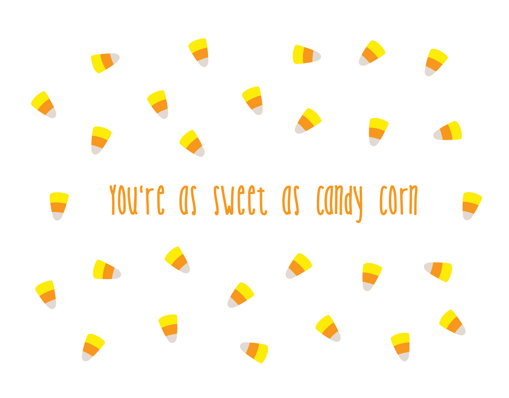 Sweet As Candy Corn