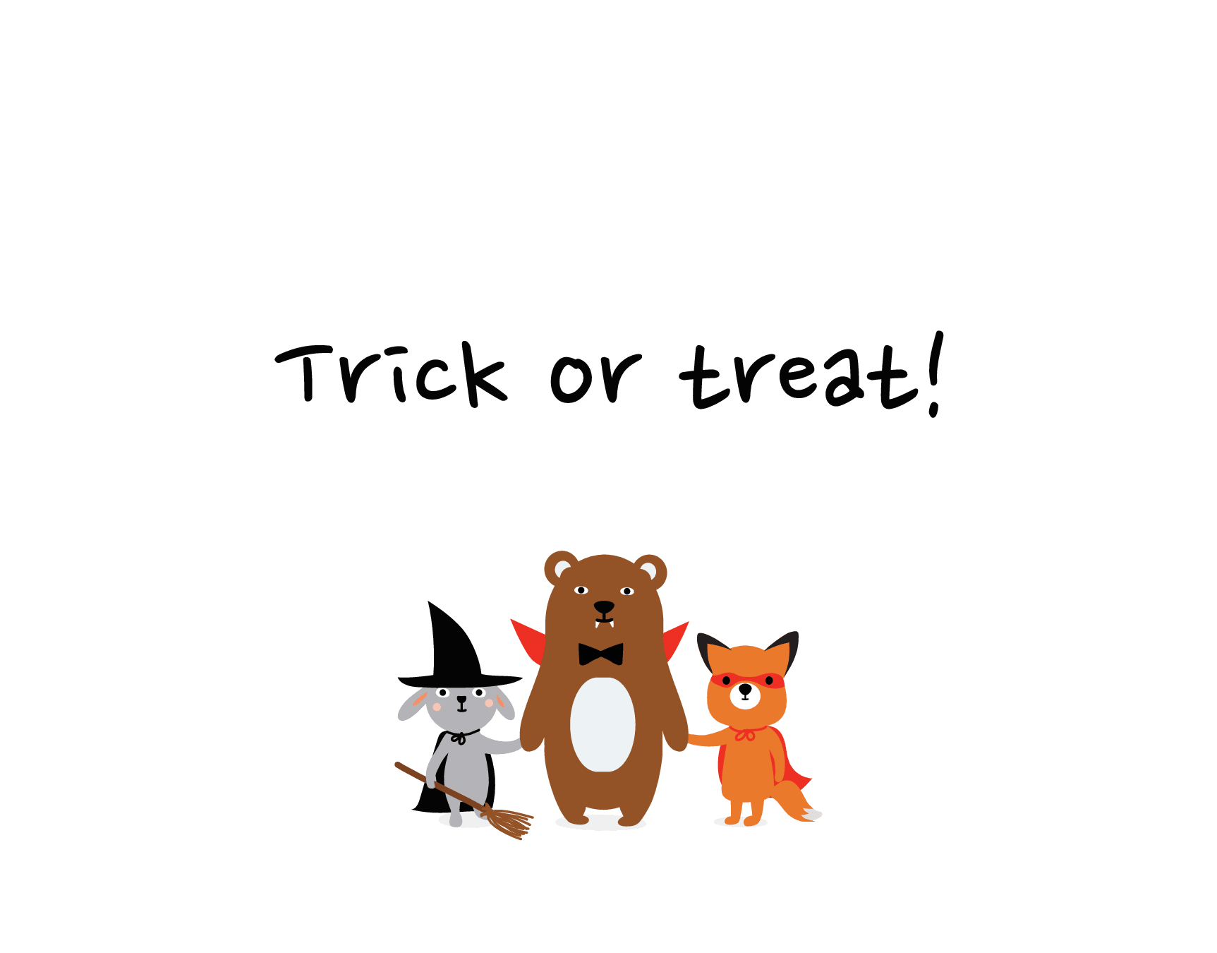 Trick or Treat Animals