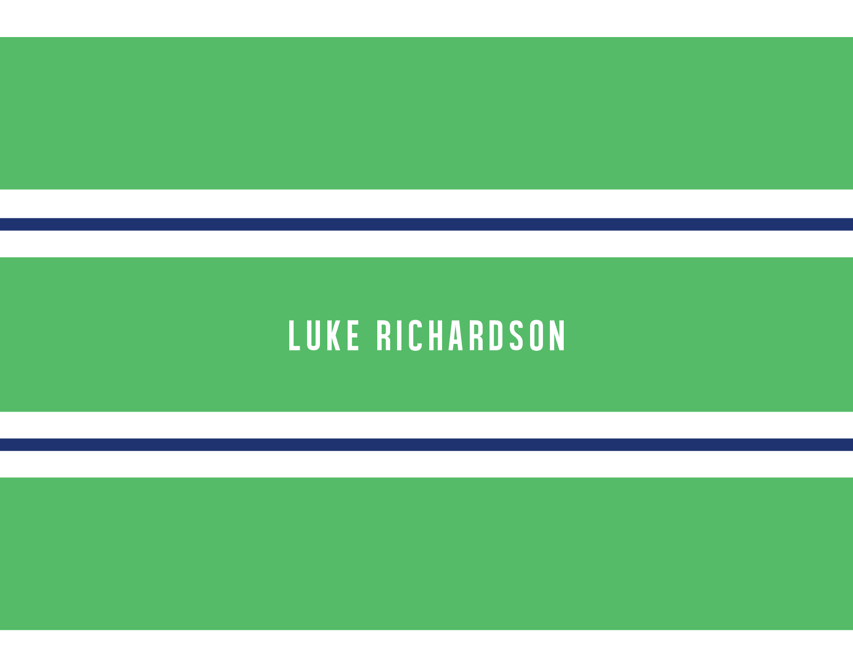 Green & Blue Stripes