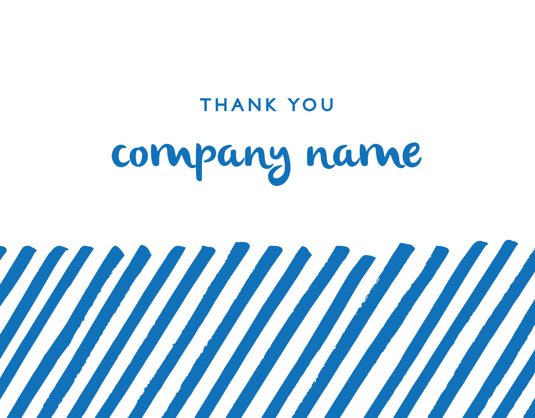 Blue Lines Thank You