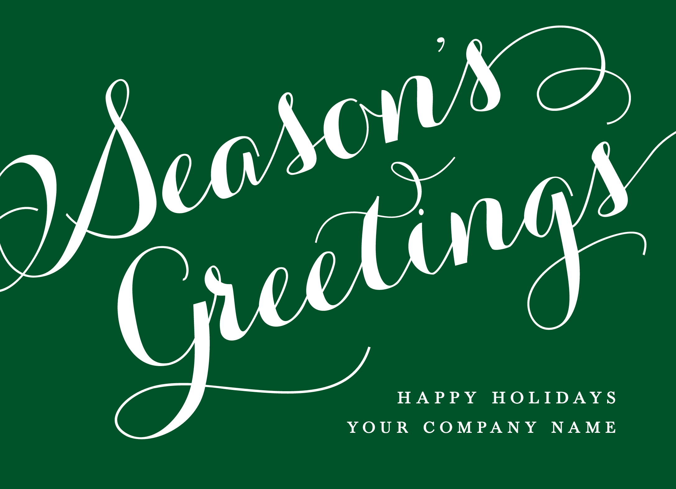 Company Season's Greetings Script