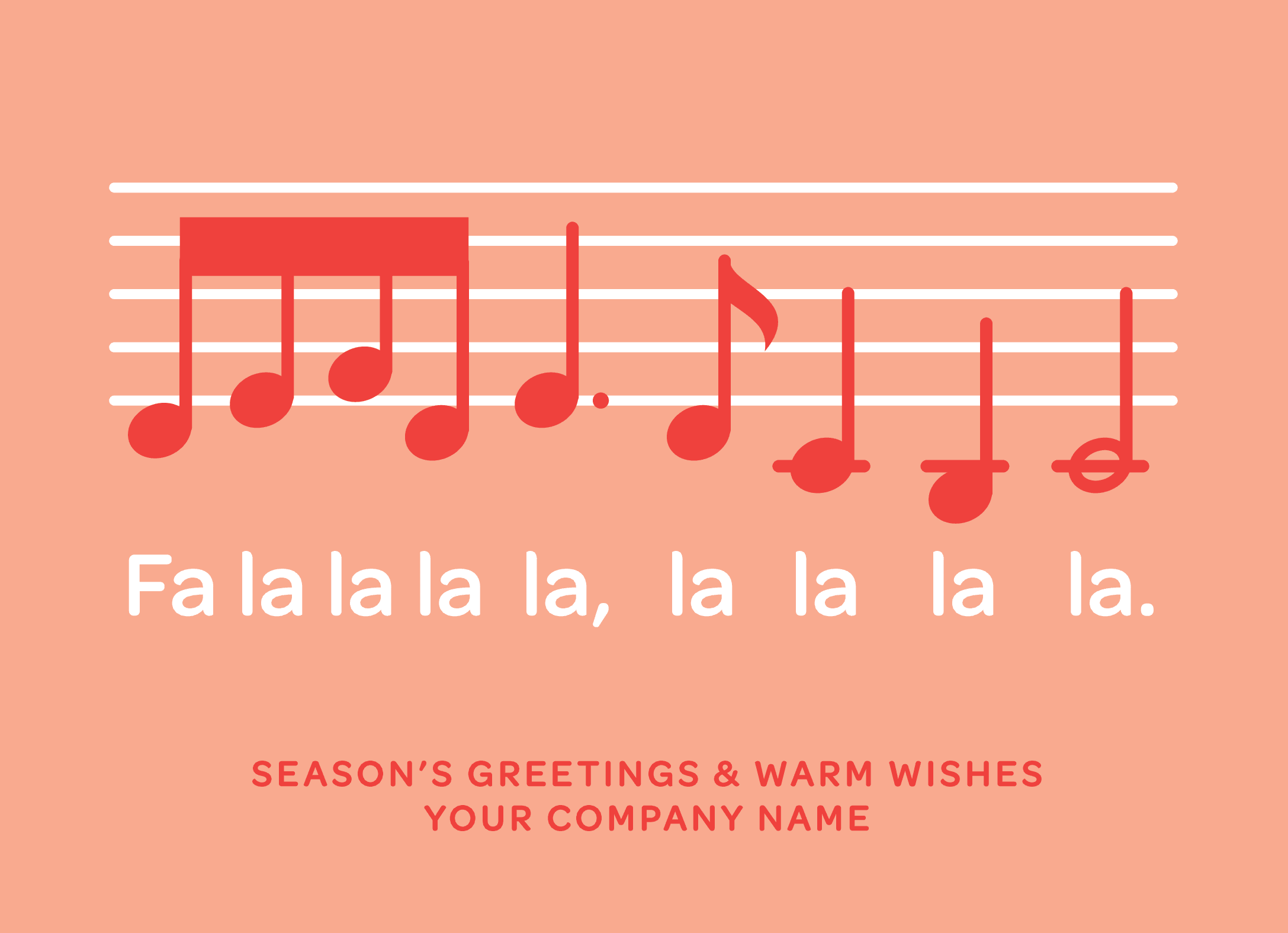 Fa La La Music Notes