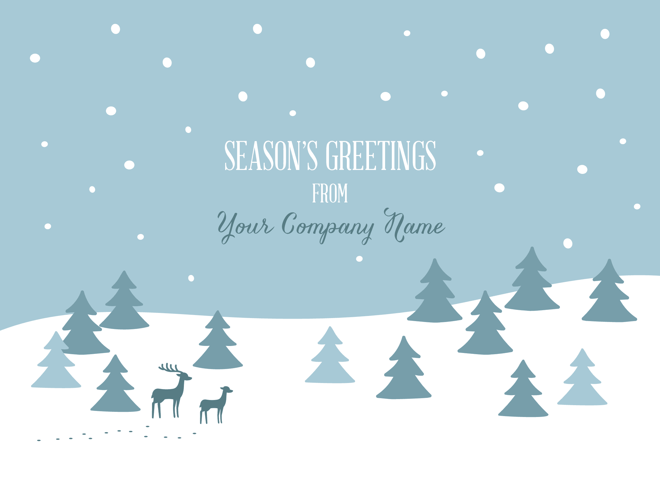 Snowy Season's Greetings