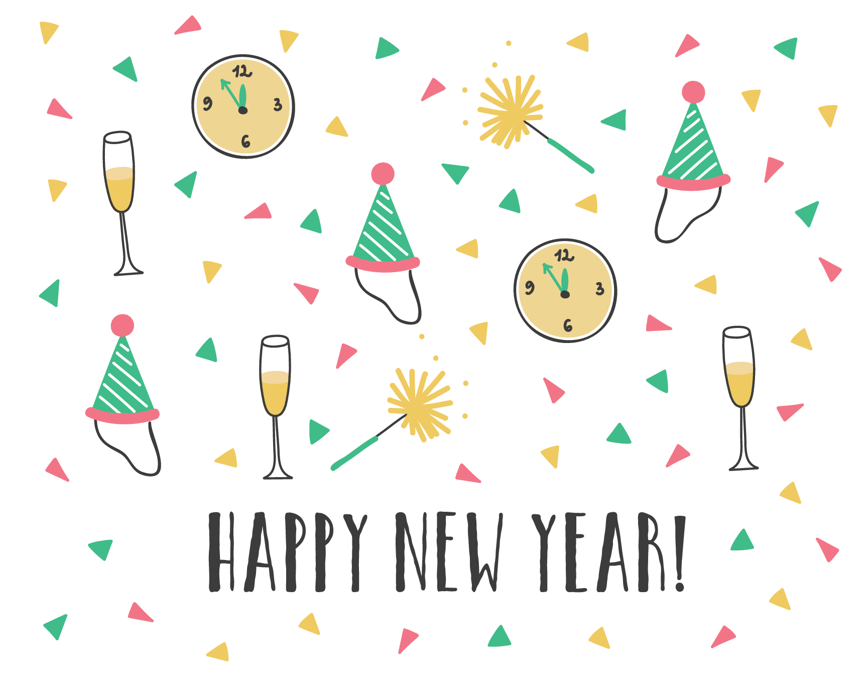 New Year Pattern