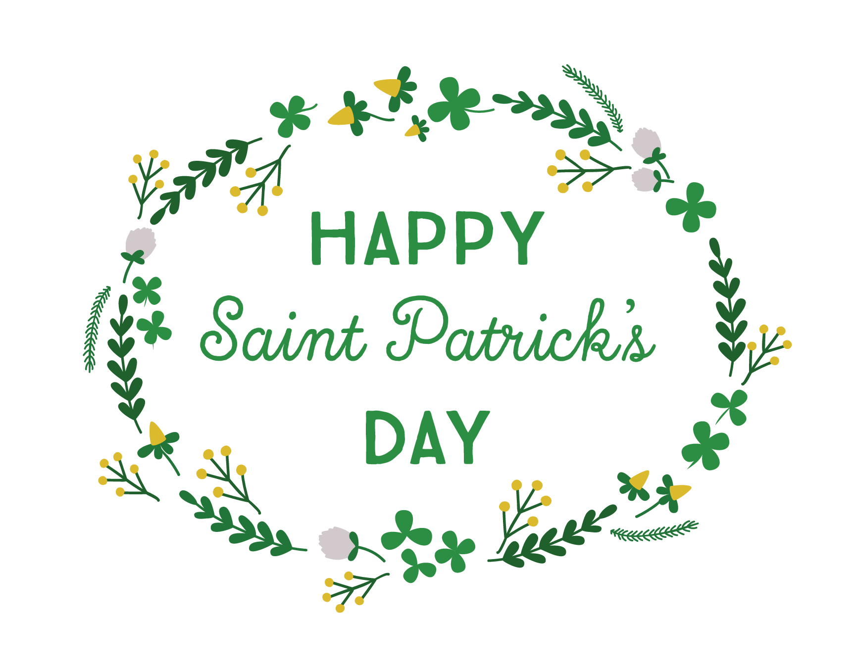 Saint Patrick's Day Wreath