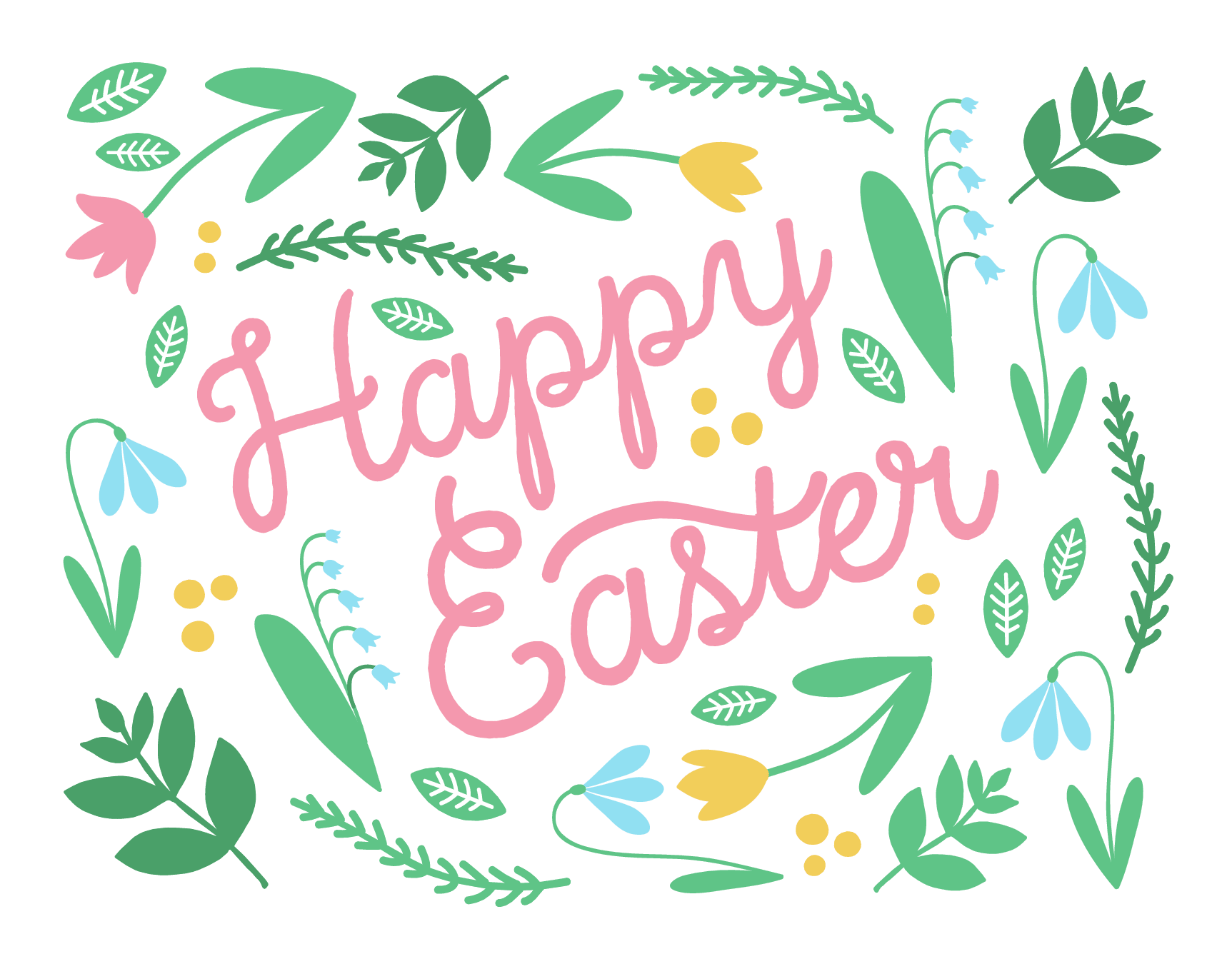 Easter Spring Flowers