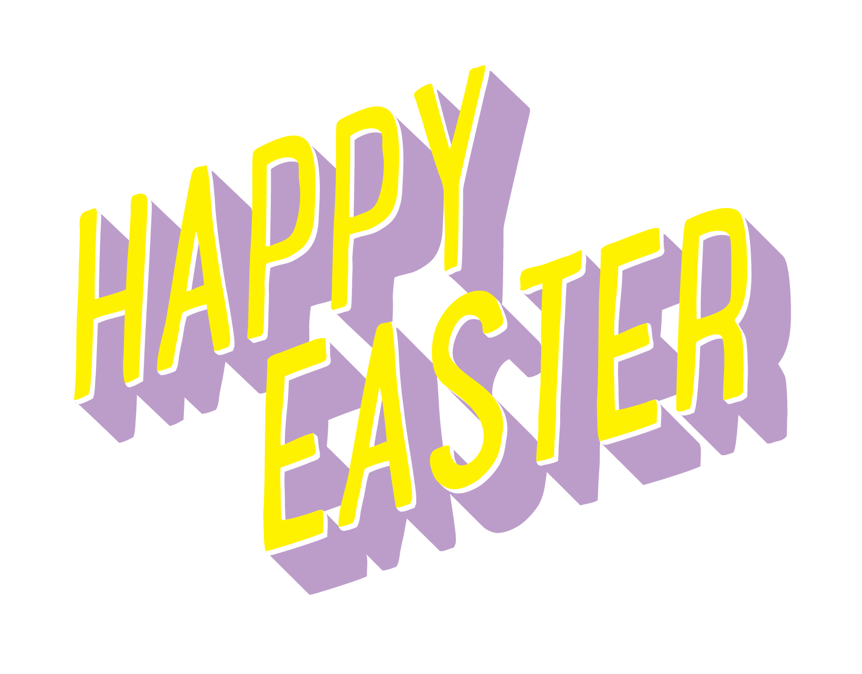 3D Happy Easter