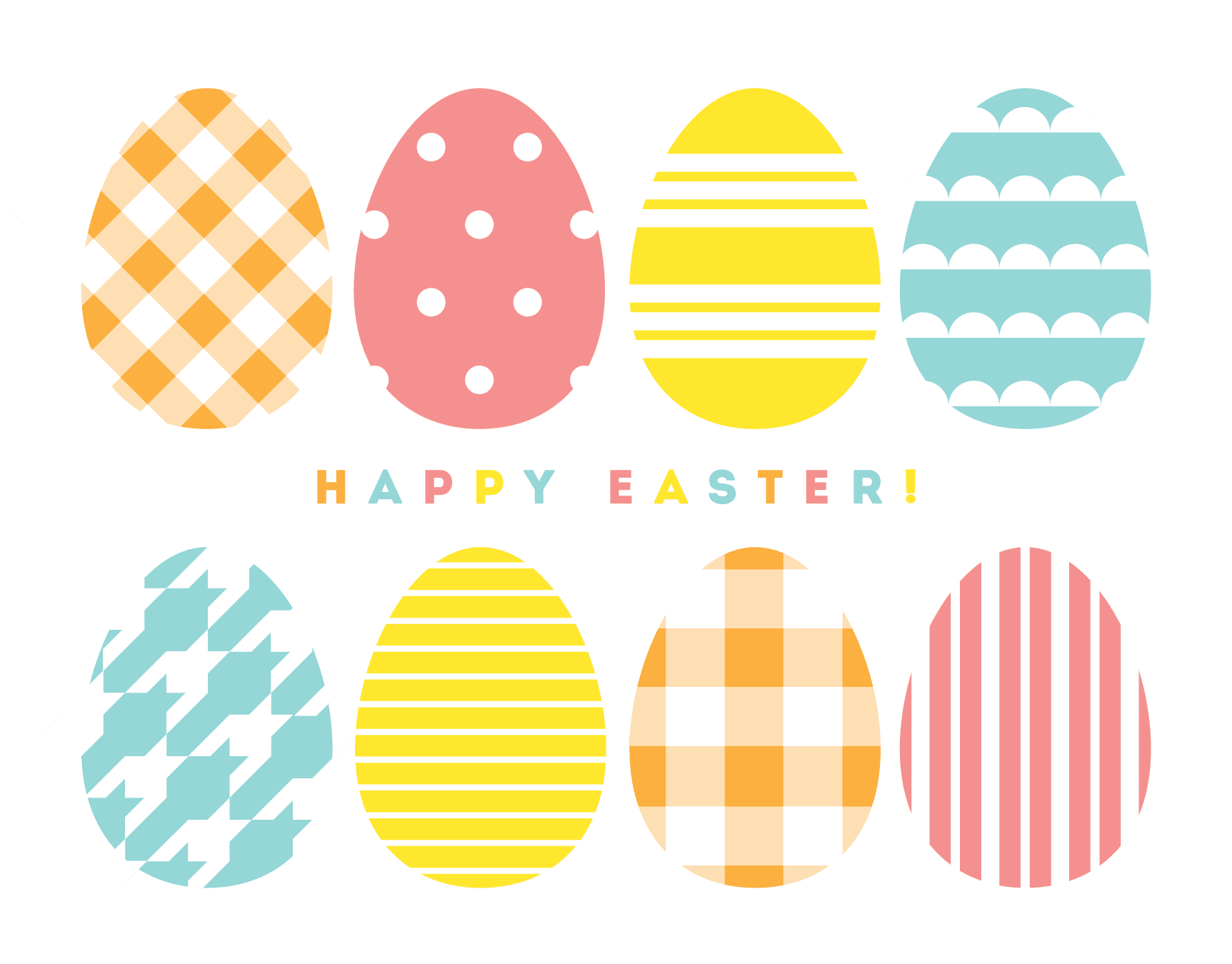 Patterned Colorful Eggs