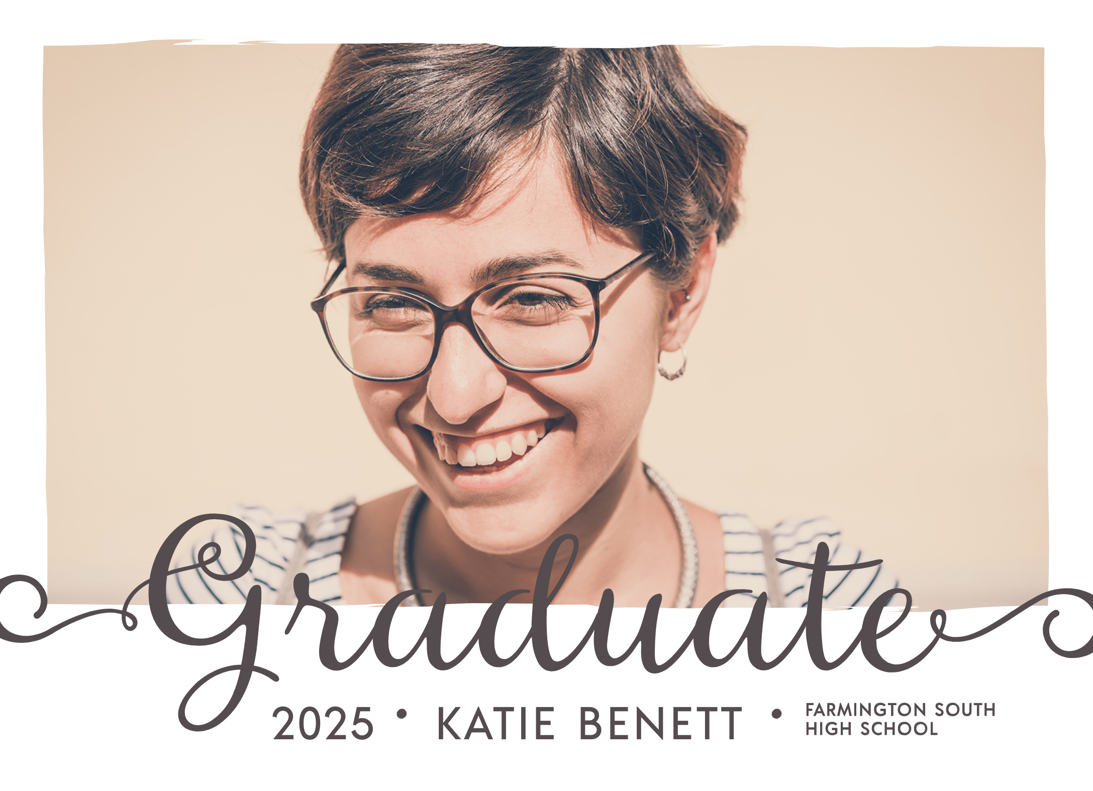 Grey Lettering Grad
