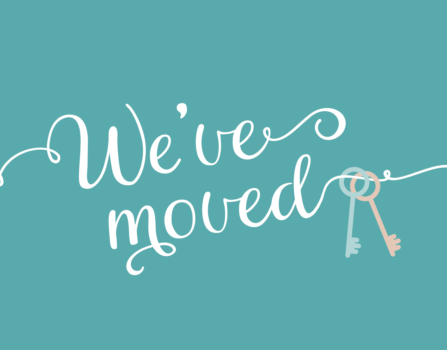 We've Moved Keys