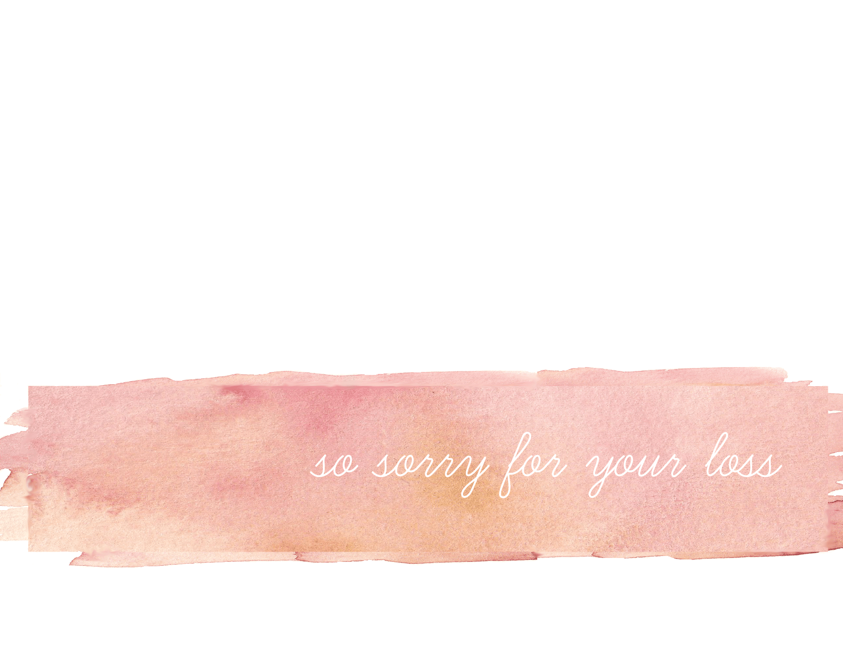Sorry Watercolor