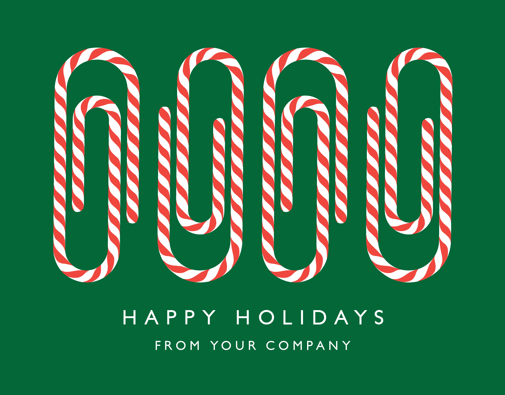 Candy Cane Paper Clips
