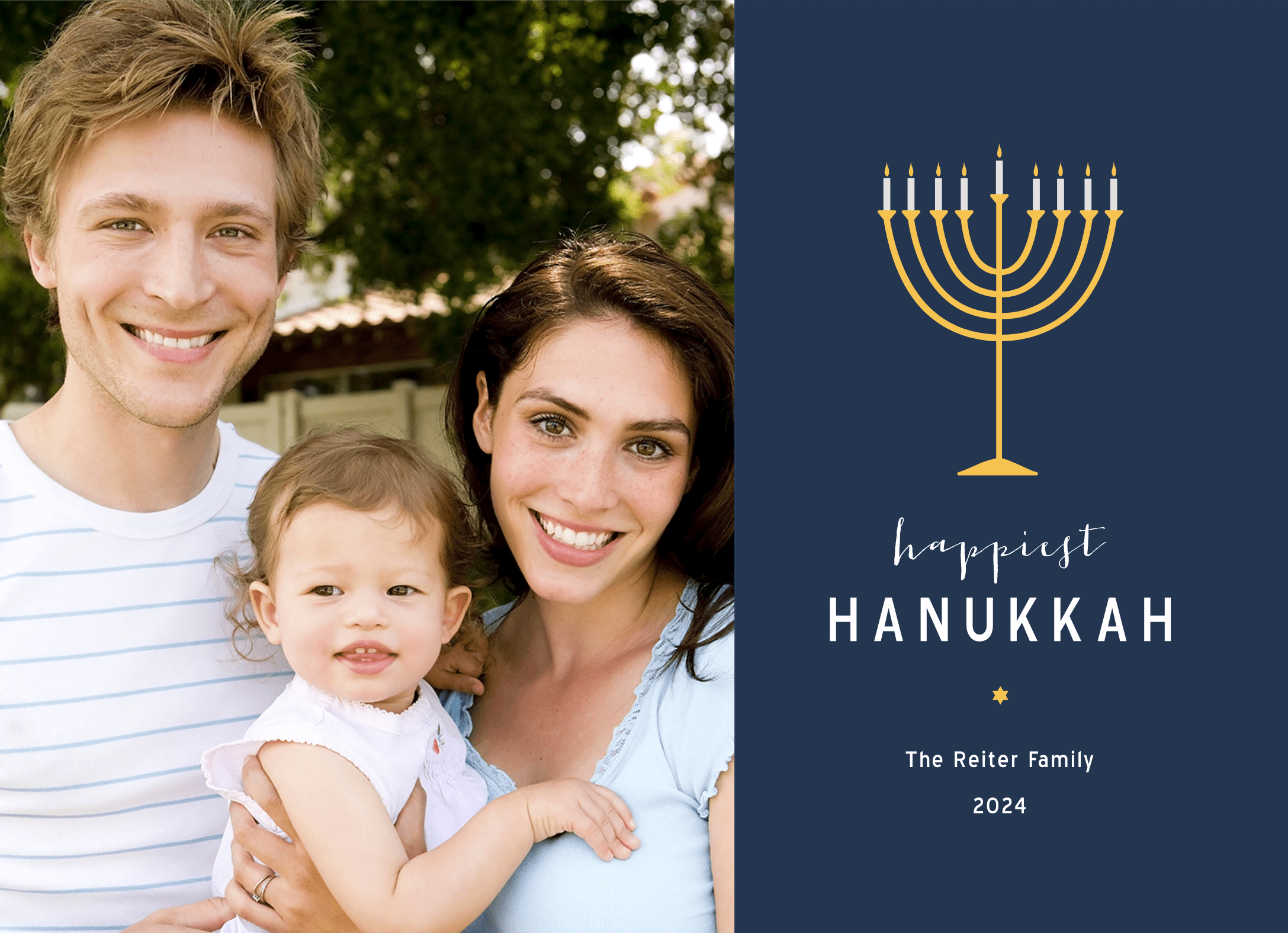 Happiest Hanukkah Menora
