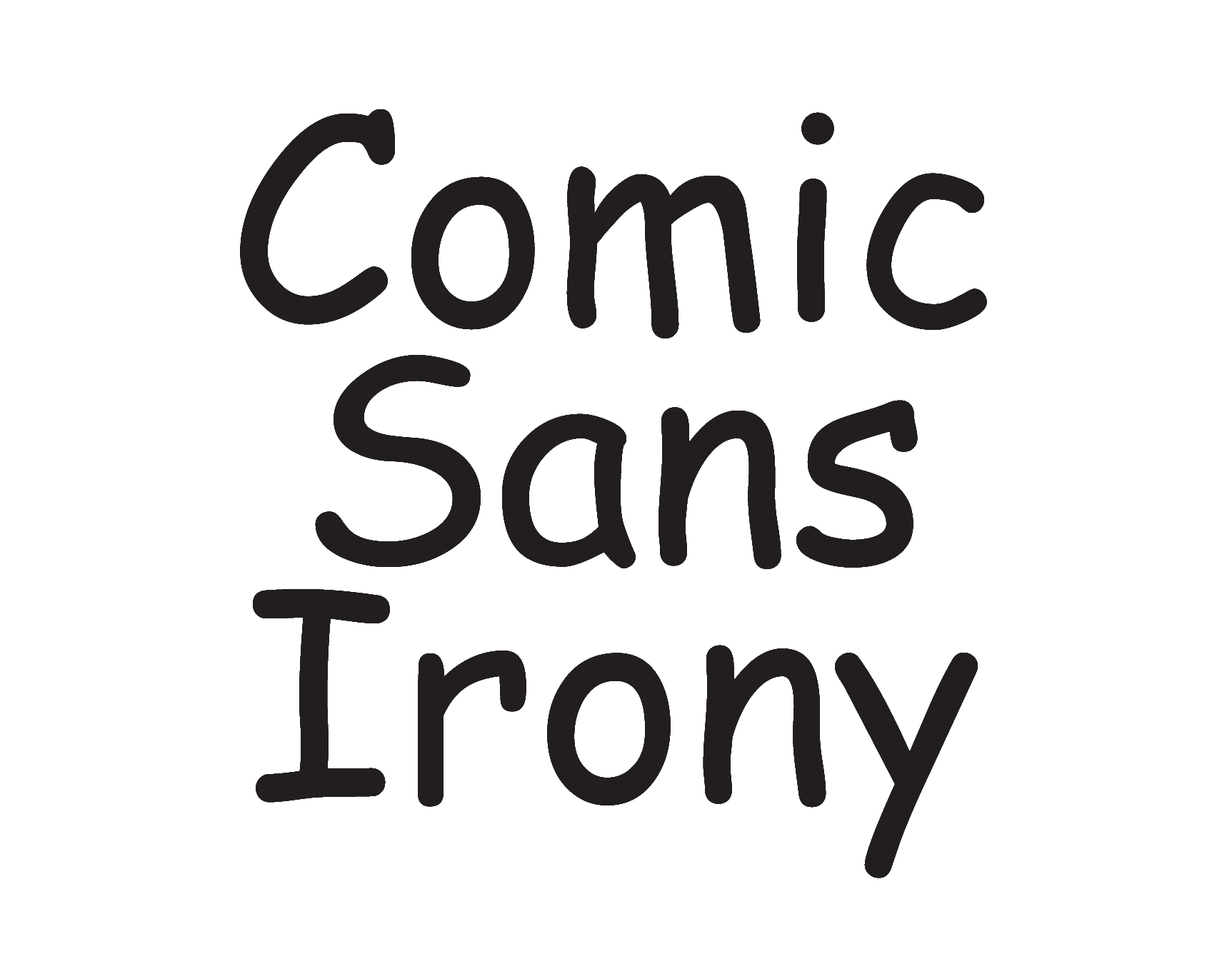 Comic Sans Irony