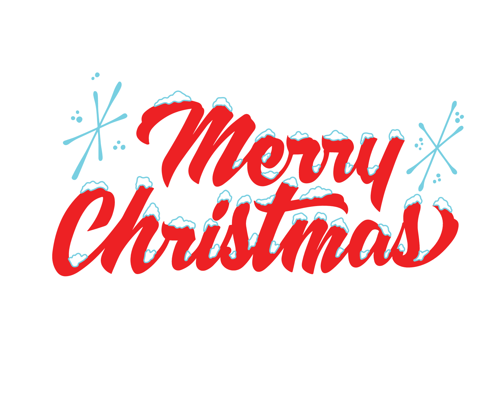 Merry Christmas Hand Lettered
