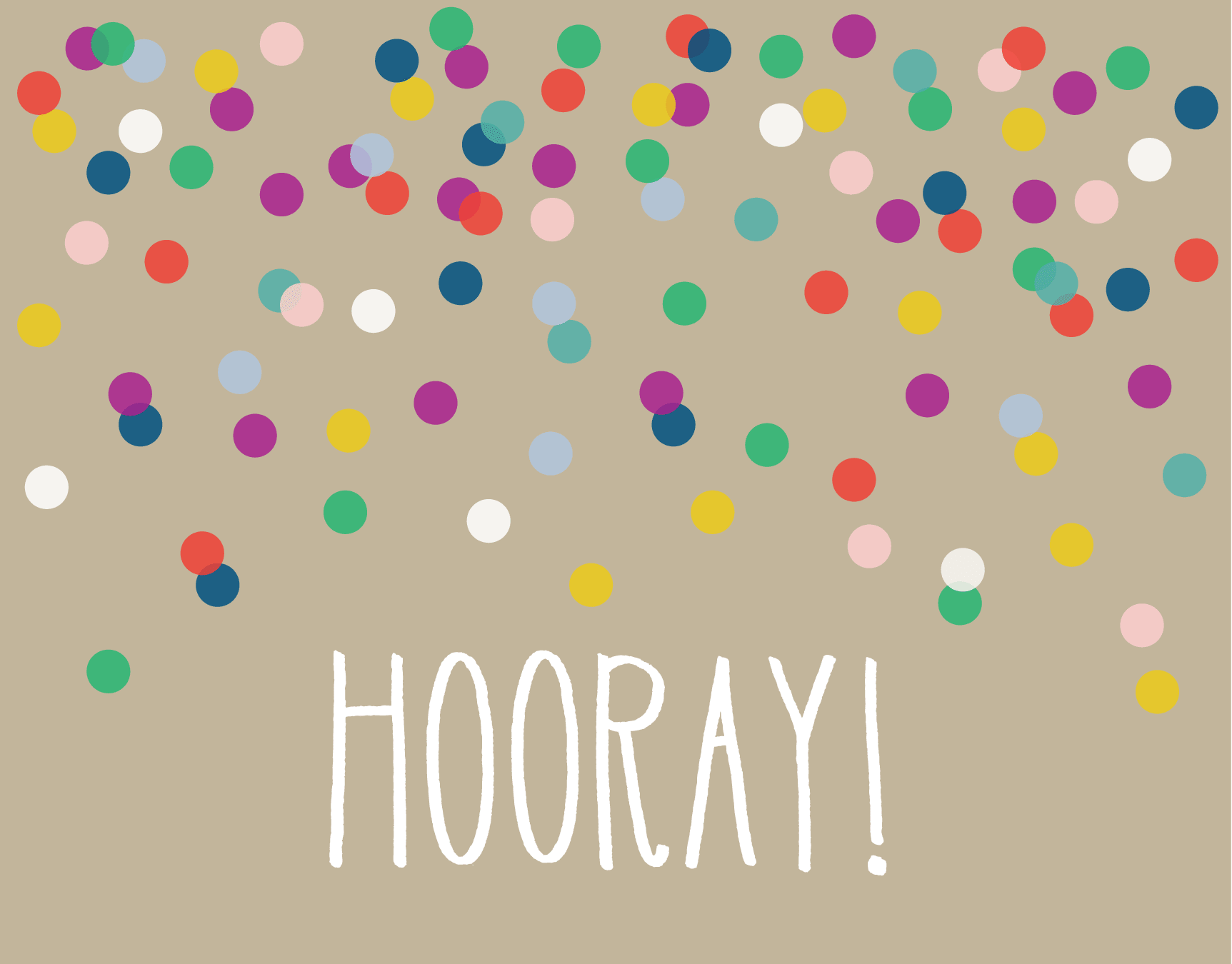 Congrats Confetti Hooray