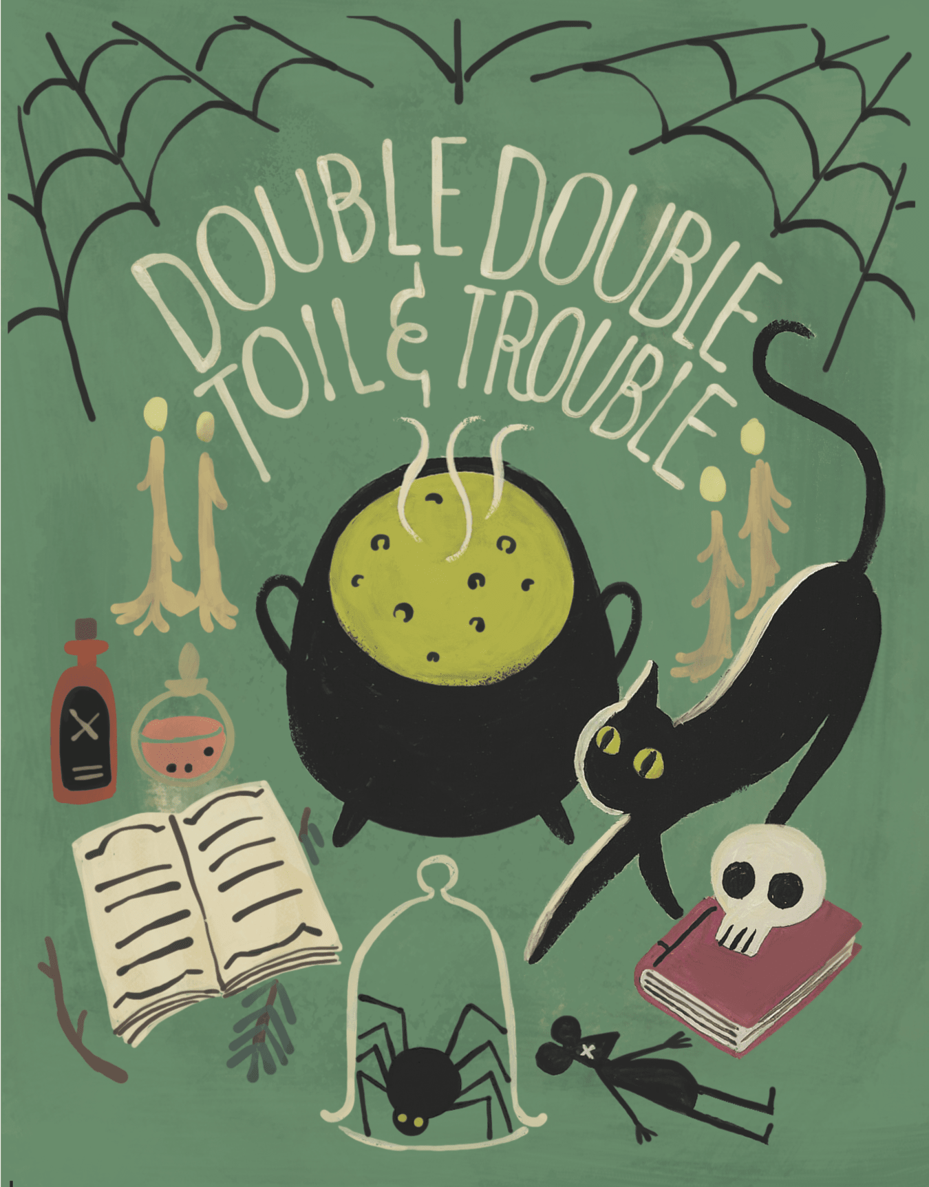 Toil And Trouble by Quill and Fox Postable