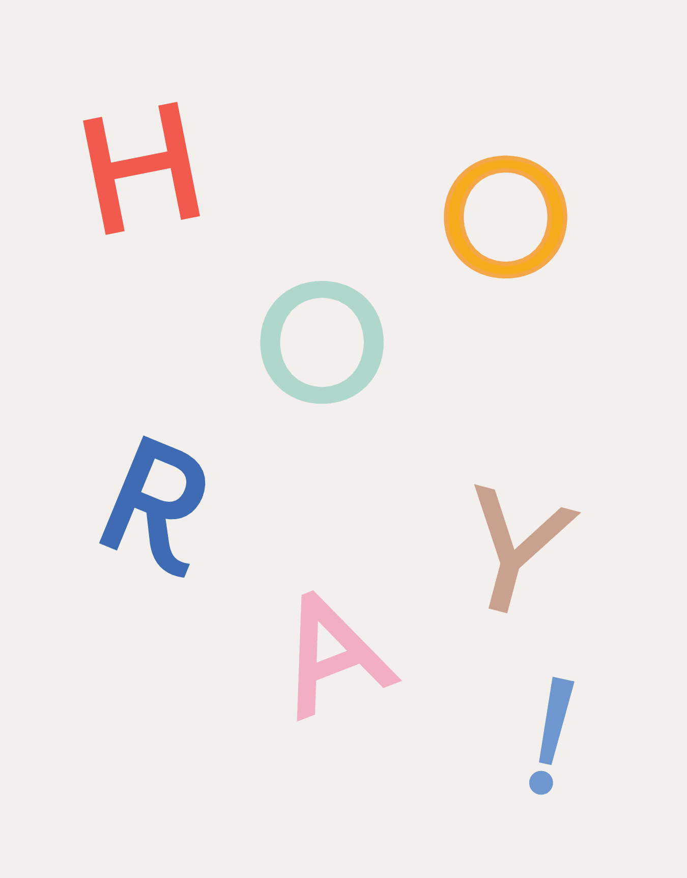 Hooray Letters