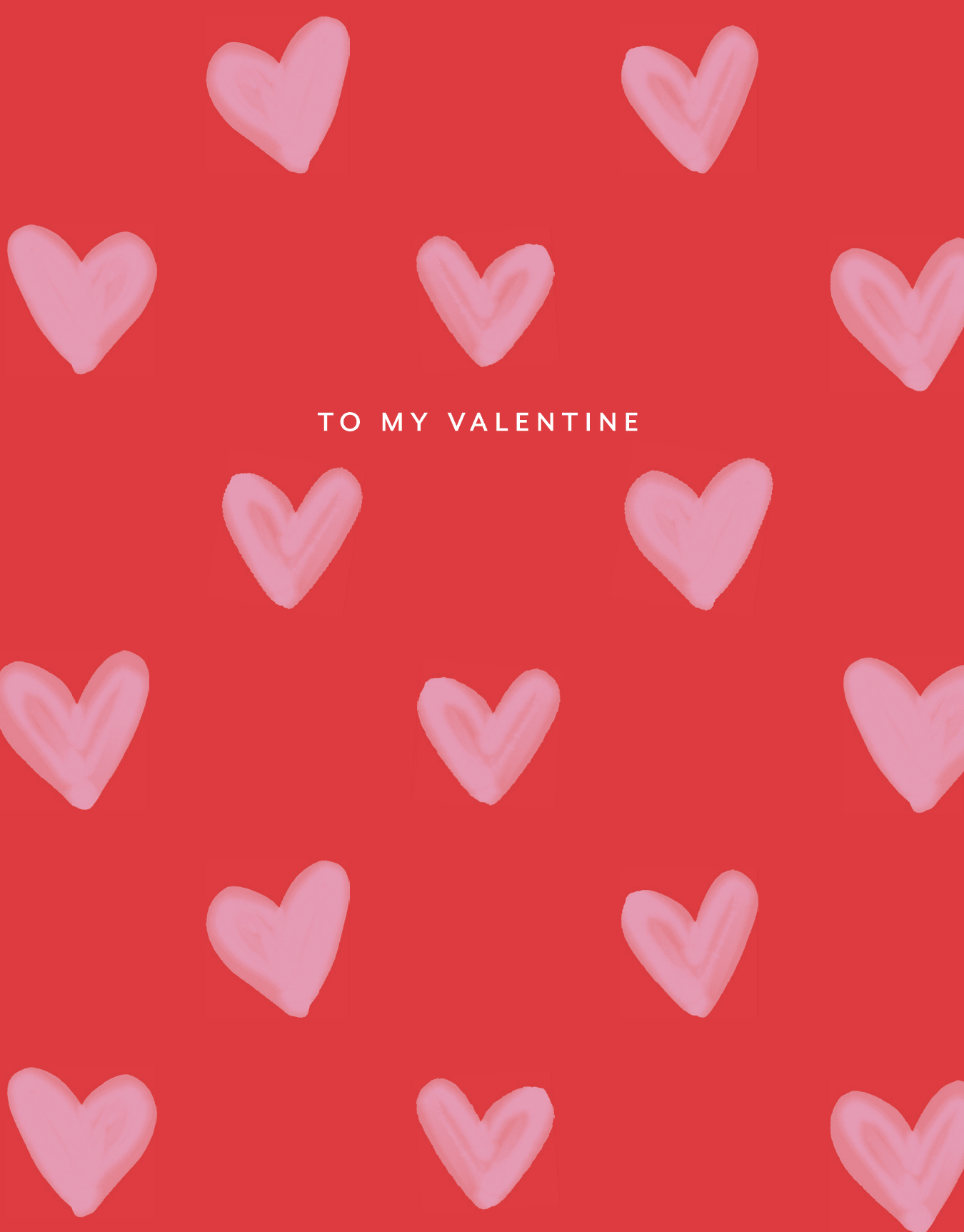 Valentine Pink Hearts